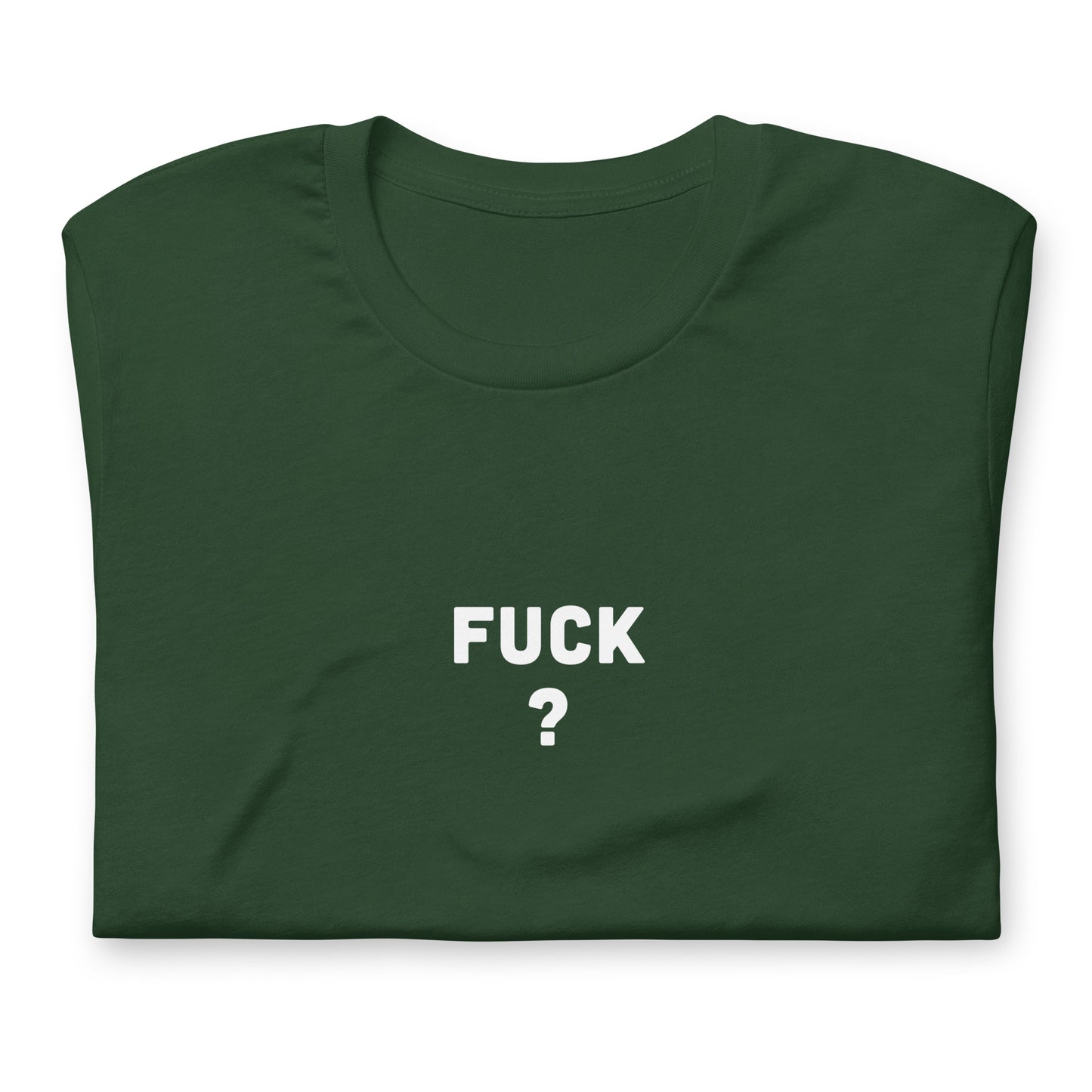 Fuck T-Shirt Size L Color Black
