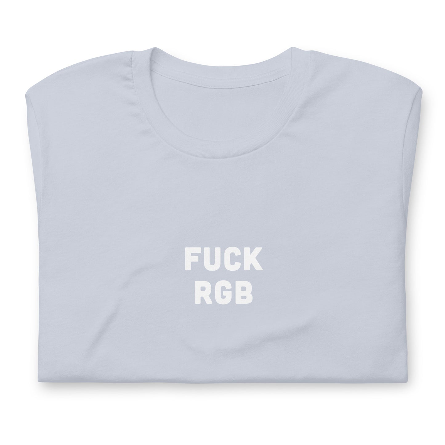Fuck Rgb T-Shirt Size M Color Asphalt