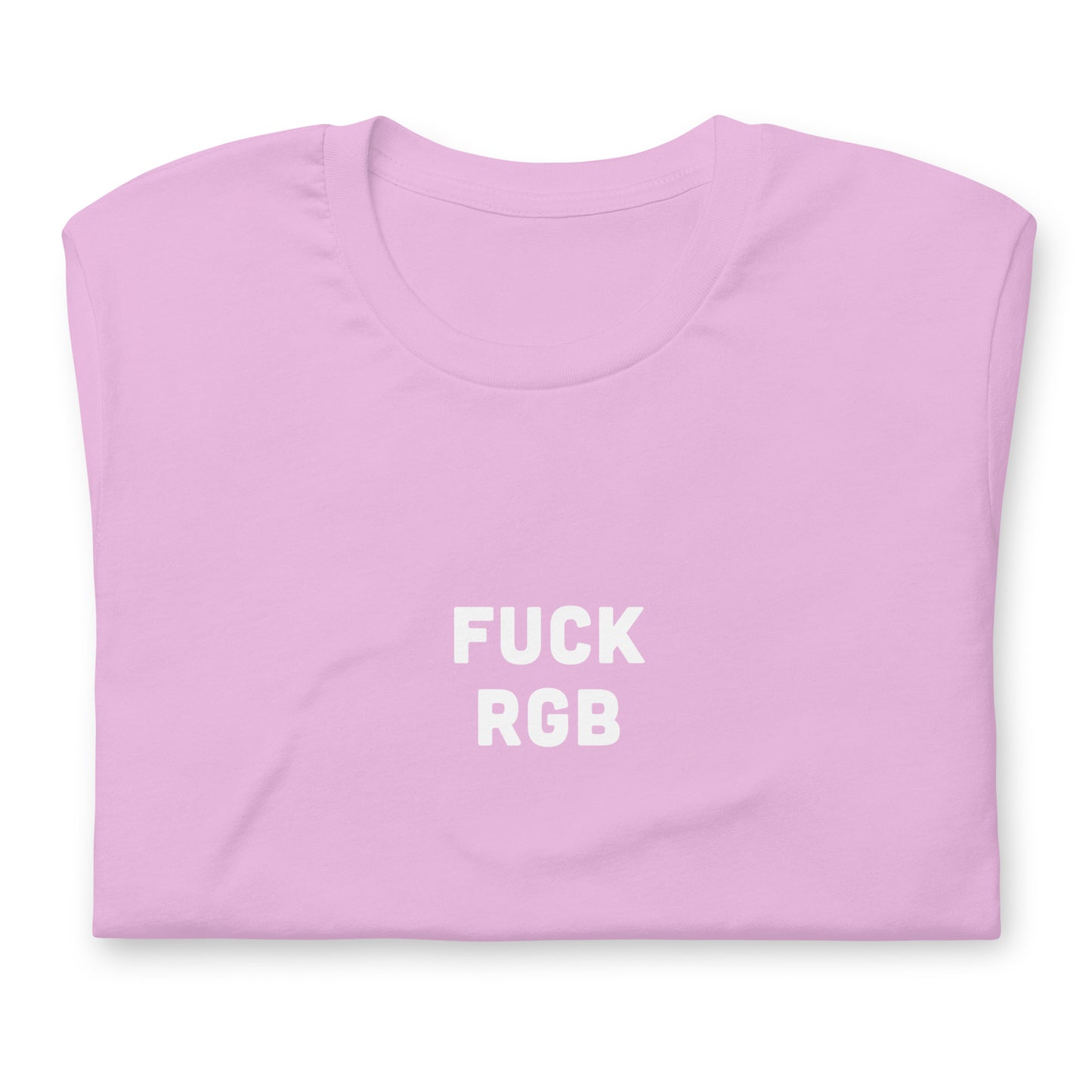 Fuck Rgb T-Shirt Size S Color Asphalt
