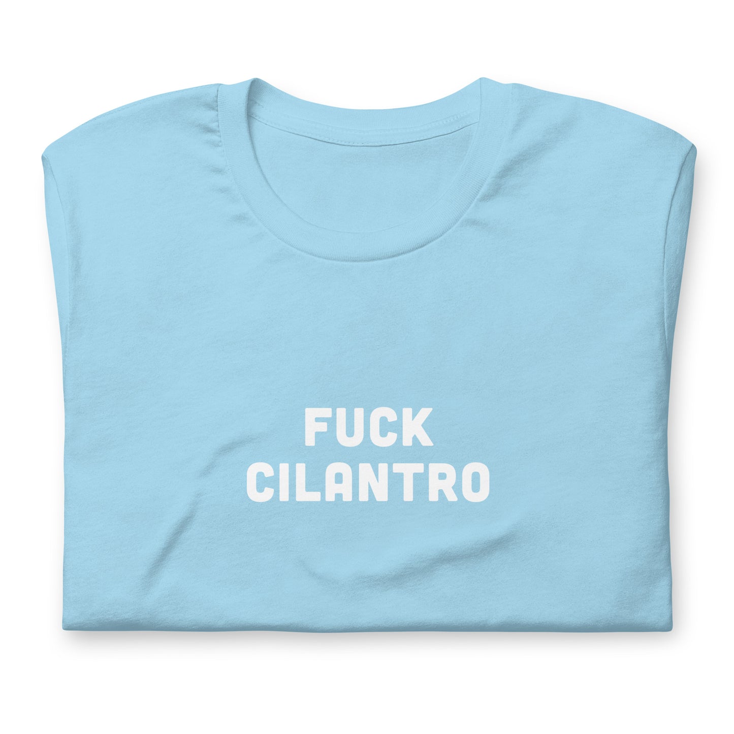 Fuck Cilantro t-shirt M Color Asphalt