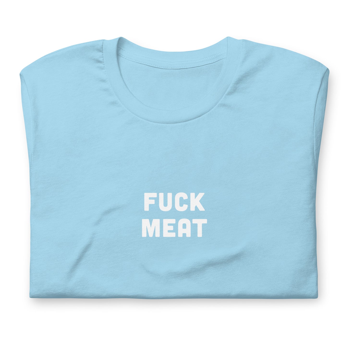 Fuck Meat t-shirt M Color Asphalt