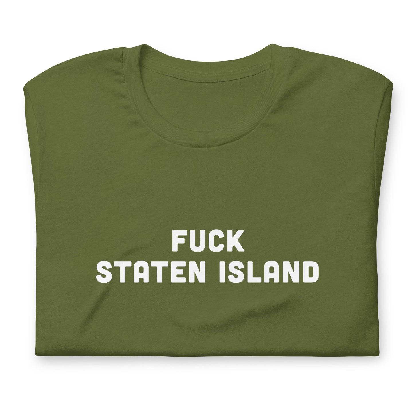 Fuck Staten Island T-Shirt Size S Color Navy