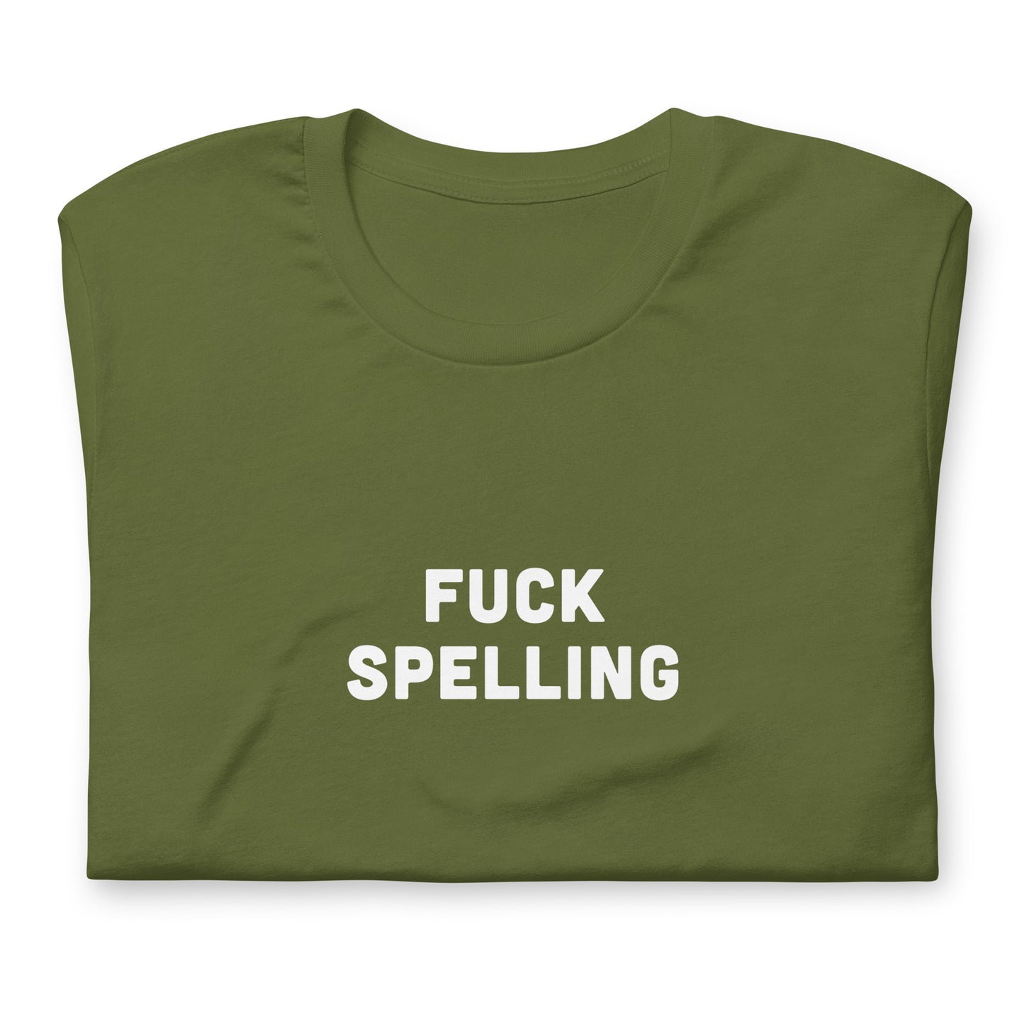 Fuck Spelling t-shirt M Color Navy