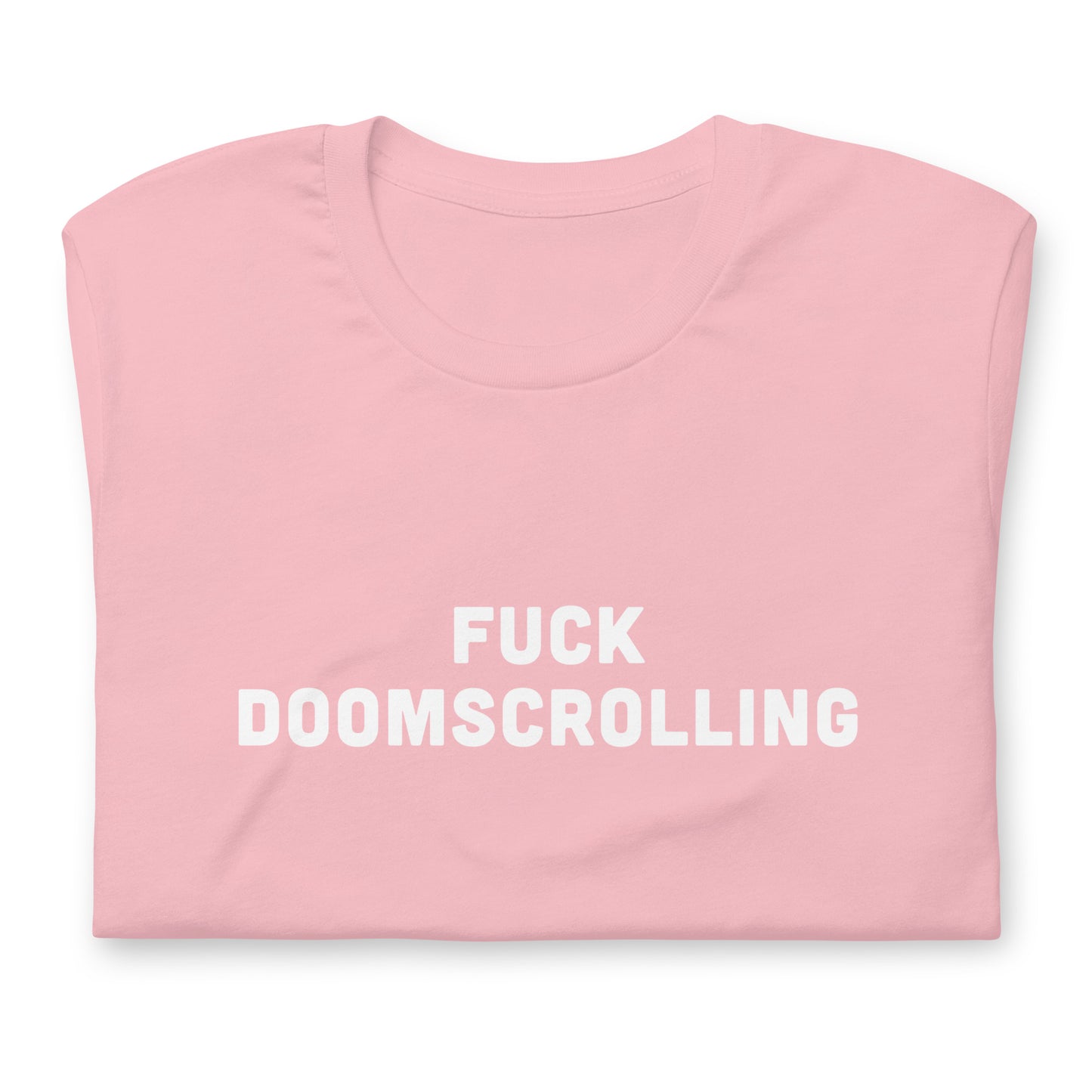 Fuck Doomscrolling T-Shirt Size S Color Asphalt