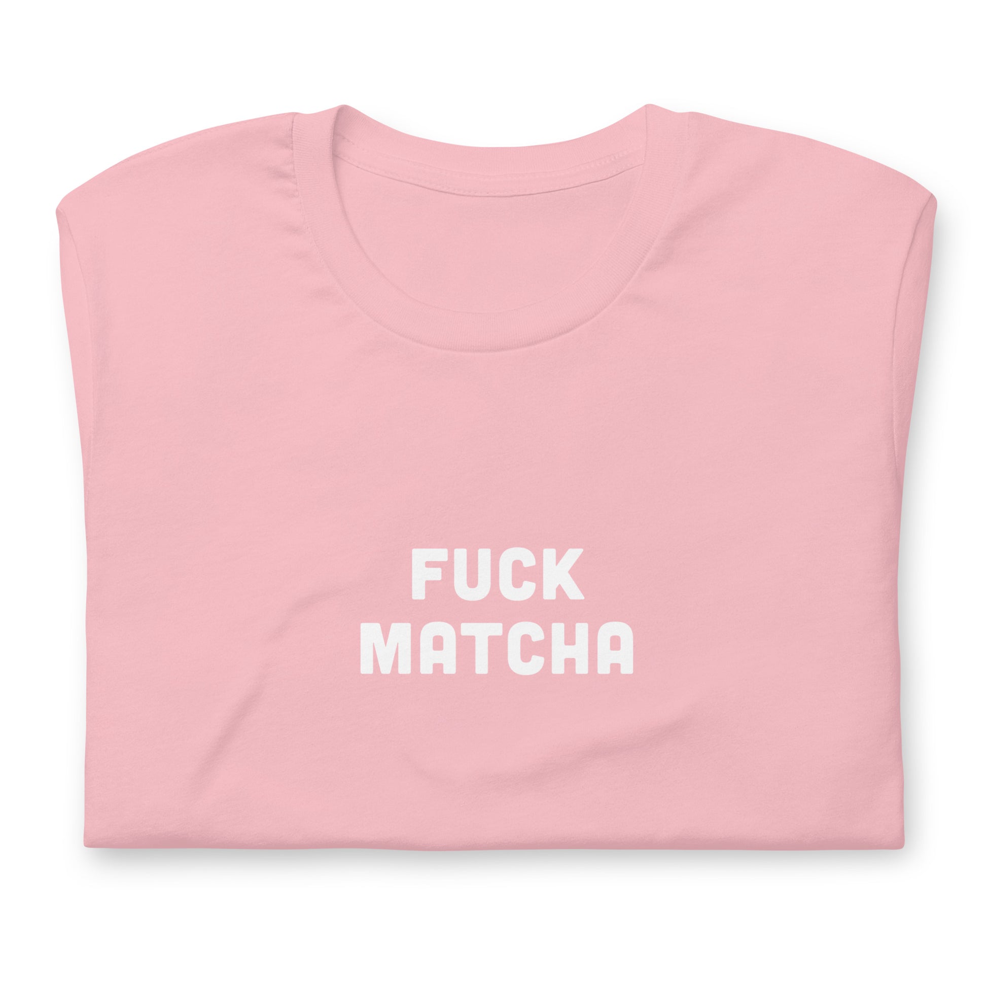 Fuck Matcha T-Shirt Size S Color Asphalt