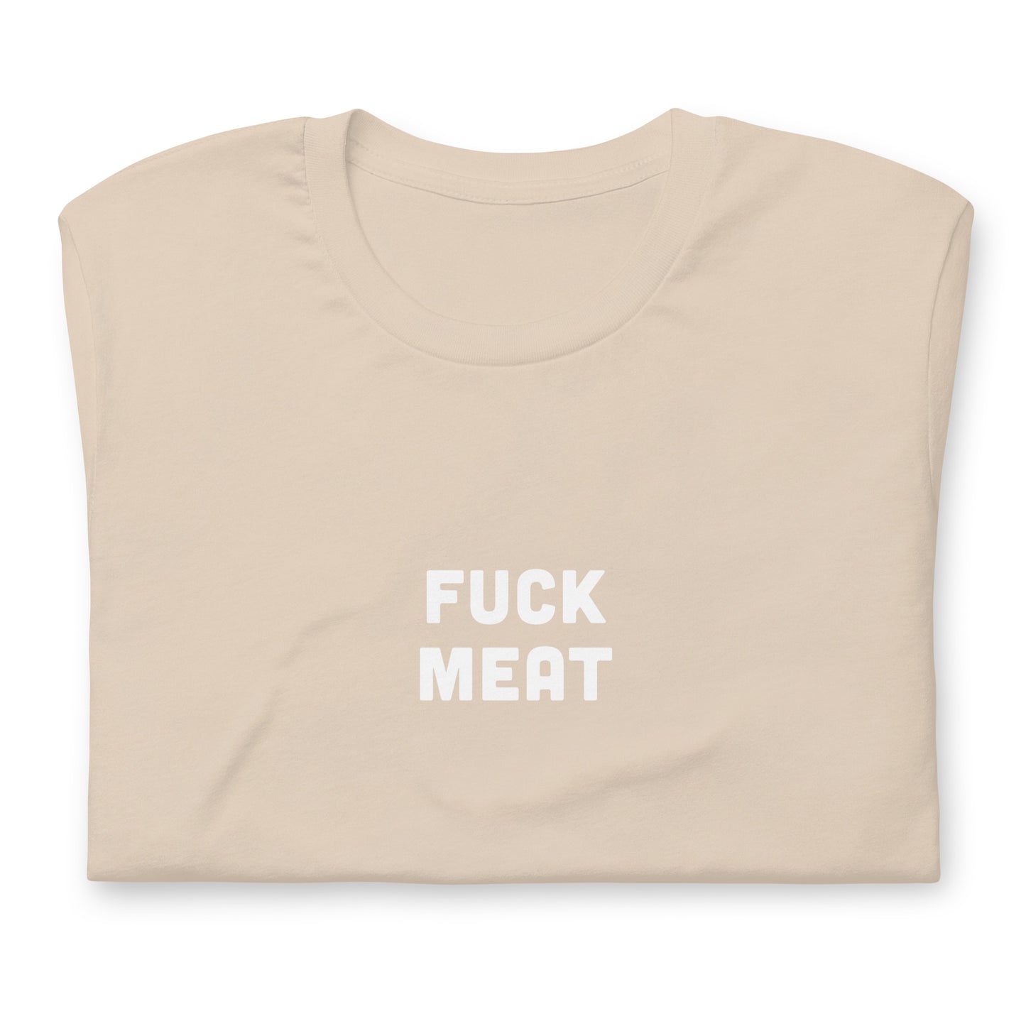 Fuck Meat t-shirt L Color Asphalt