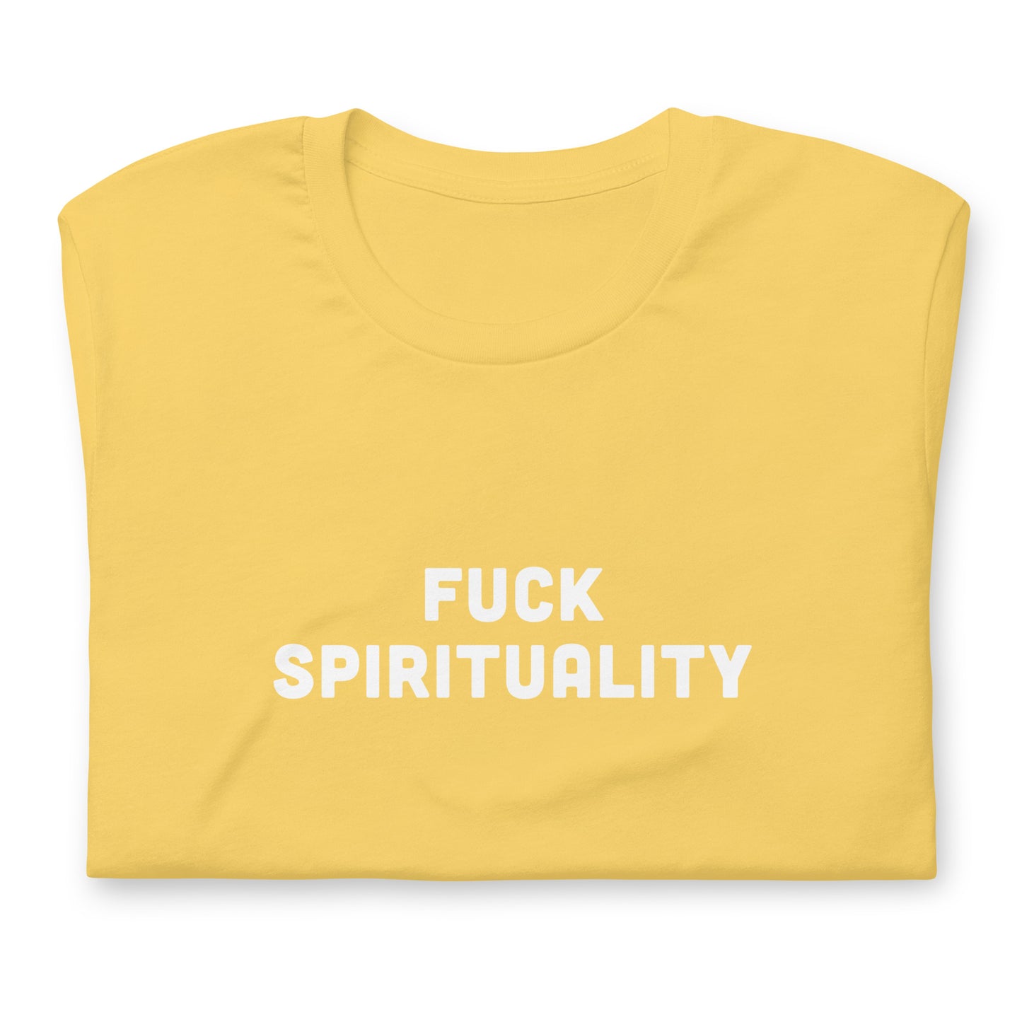 Fuck Spirituality T-Shirt Size XL Color Asphalt