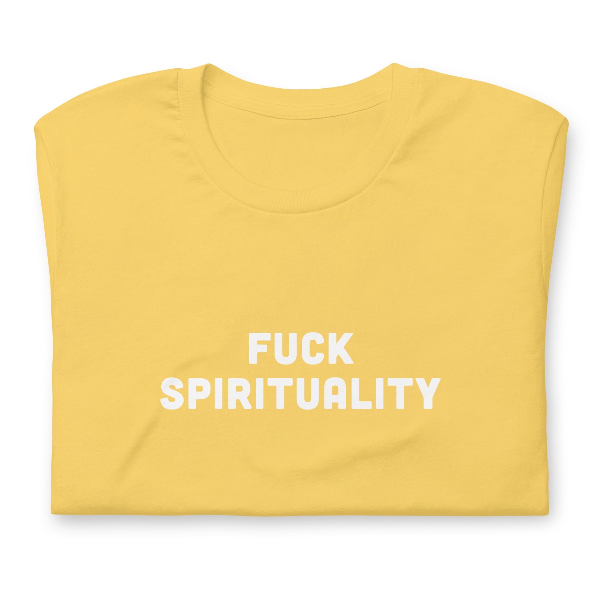 Fuck Spirituality T-Shirt Size XL Color Asphalt