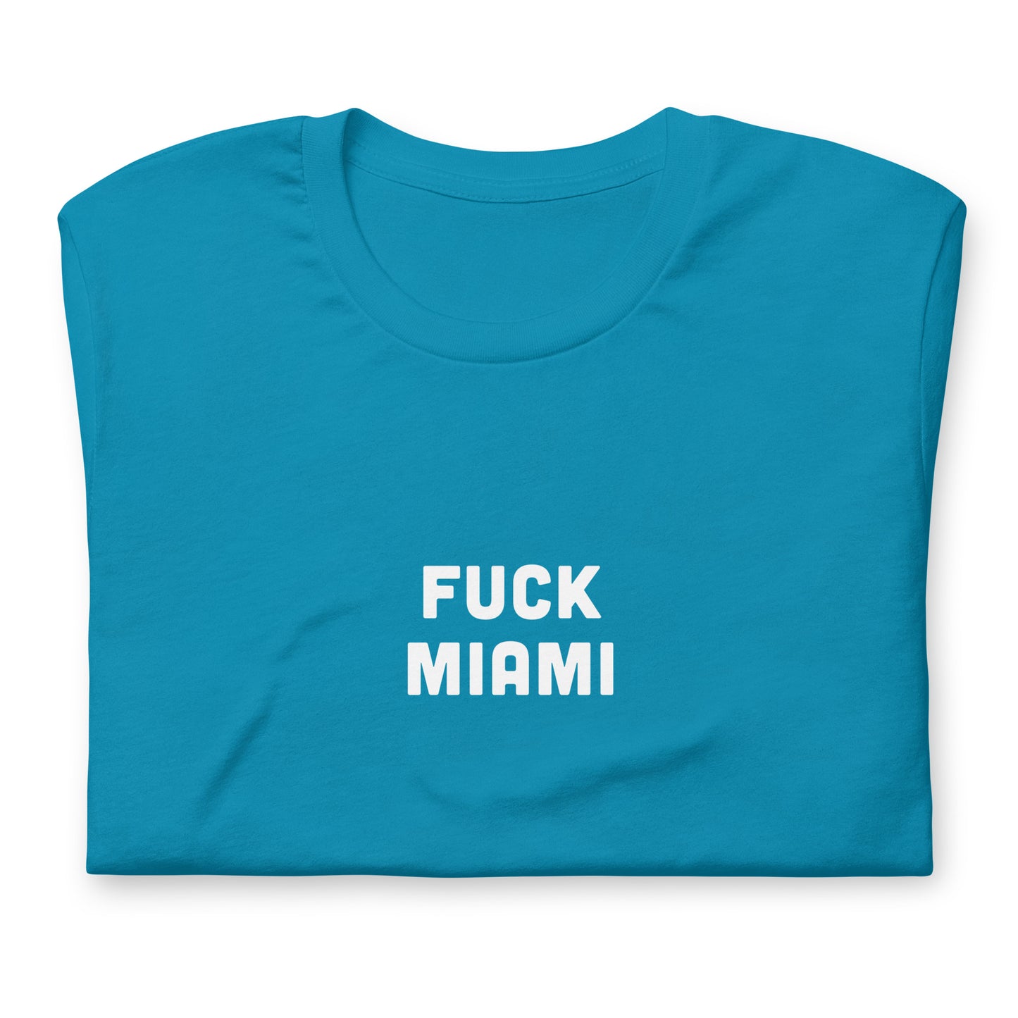 Fuck Miami T-Shirt Size L Color Black