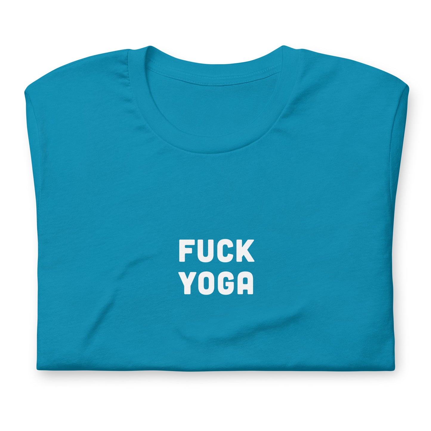 Fuck Yoga T-Shirt Size L Color Navy