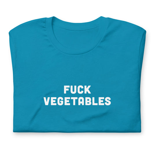 Fuck Vegetables T-Shirt Size S Color Black
