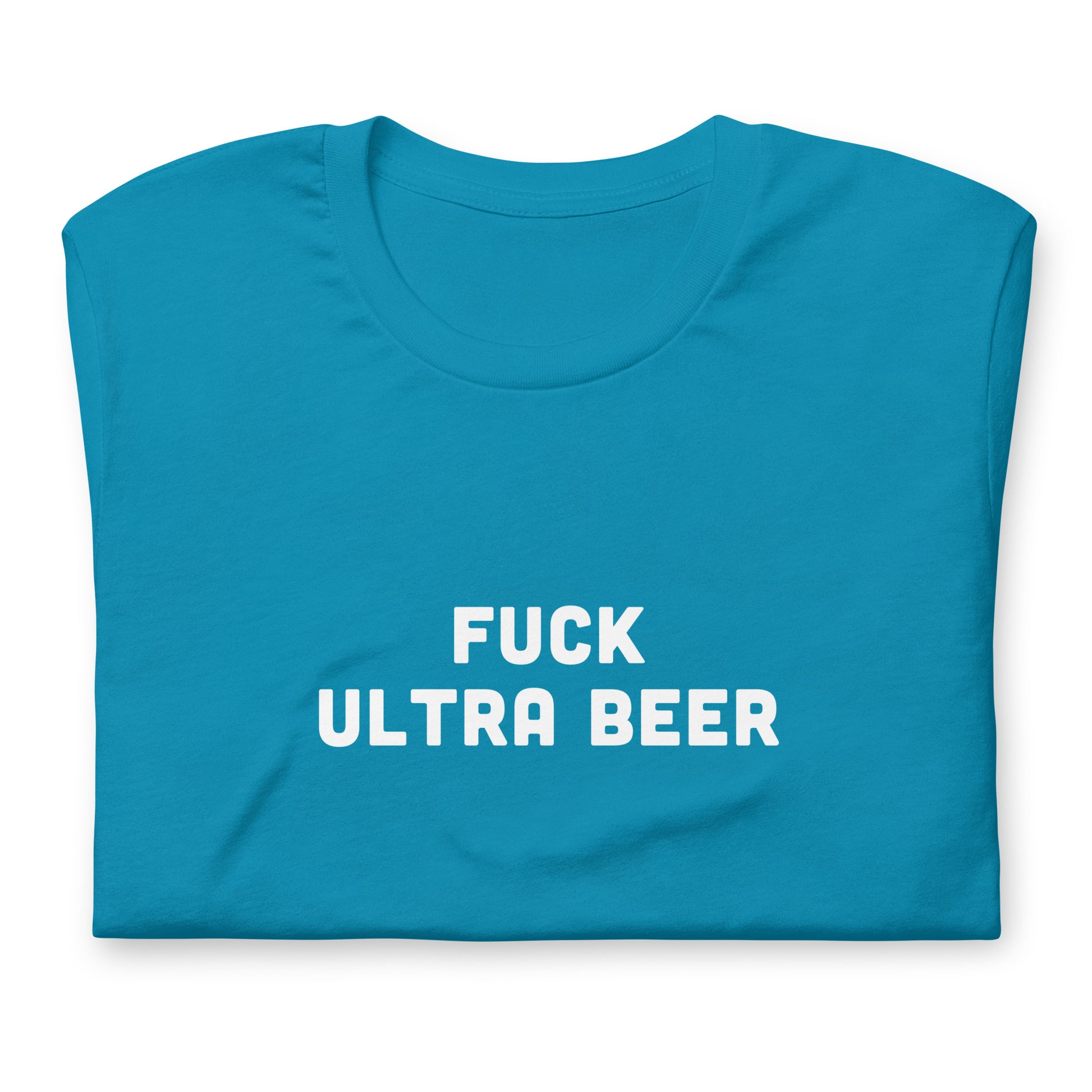 Fuck Ultra Beer T-Shirt Size L Color Navy
