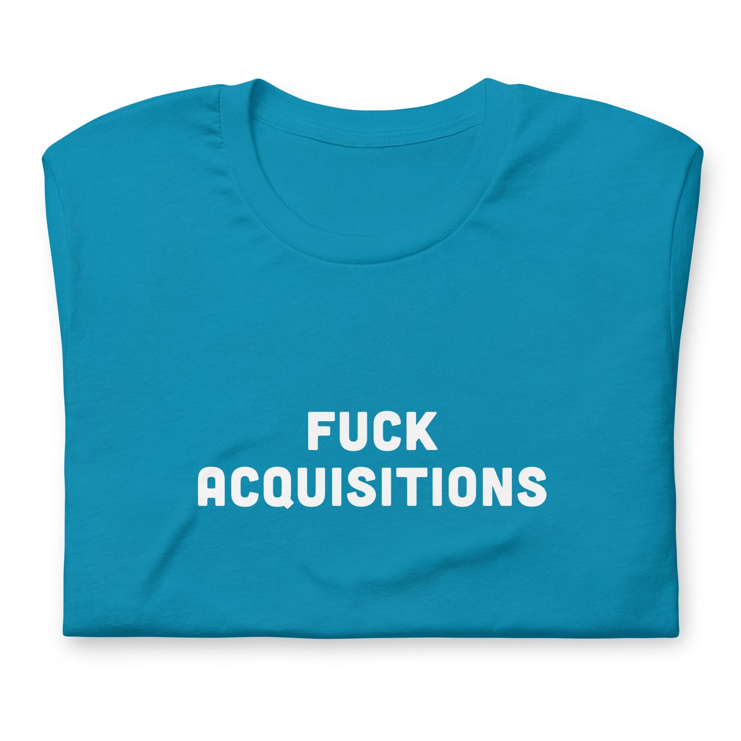 Fuck Acquisitions T-Shirt Size M Color Navy