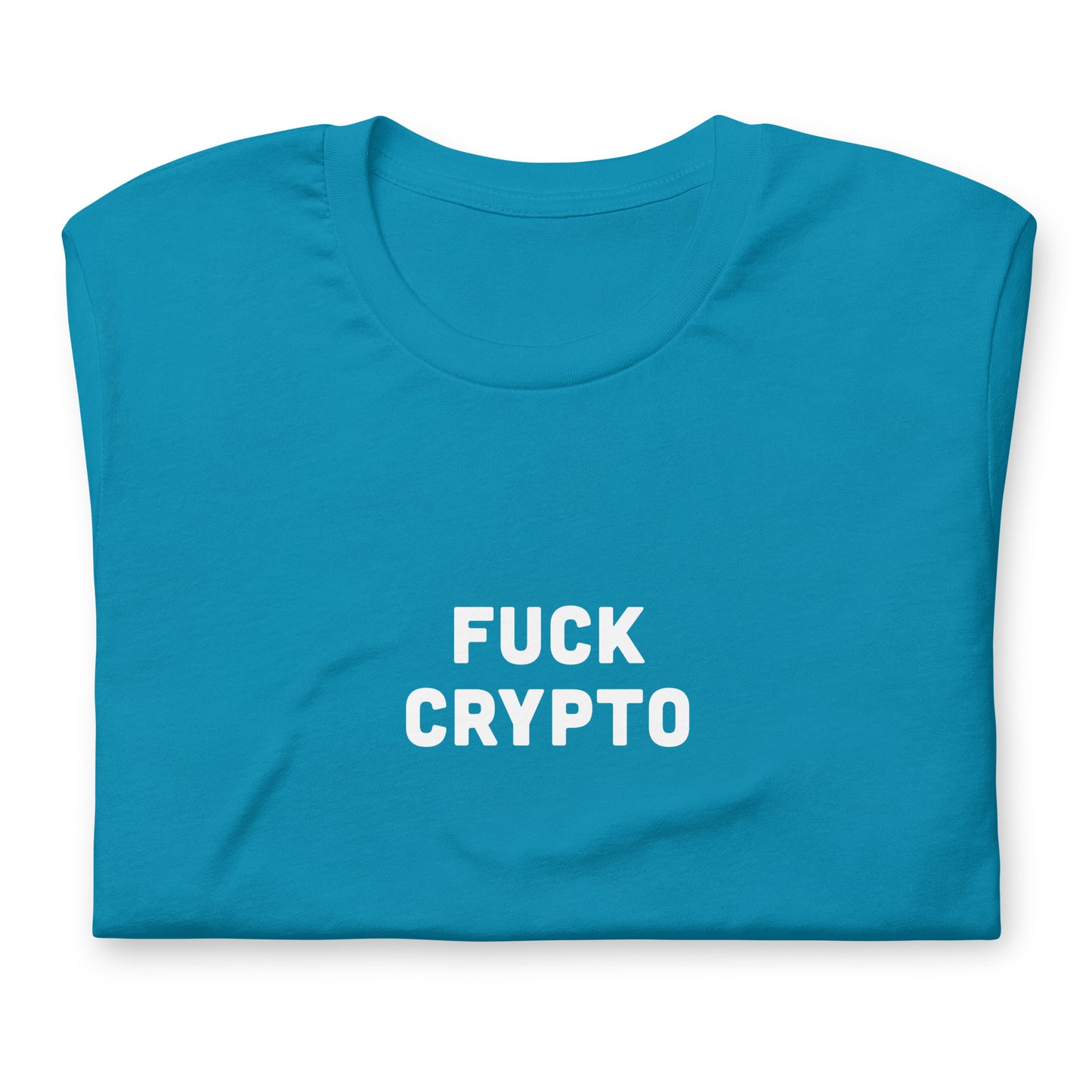 Fuck Crypto T-Shirt Size L Color Navy