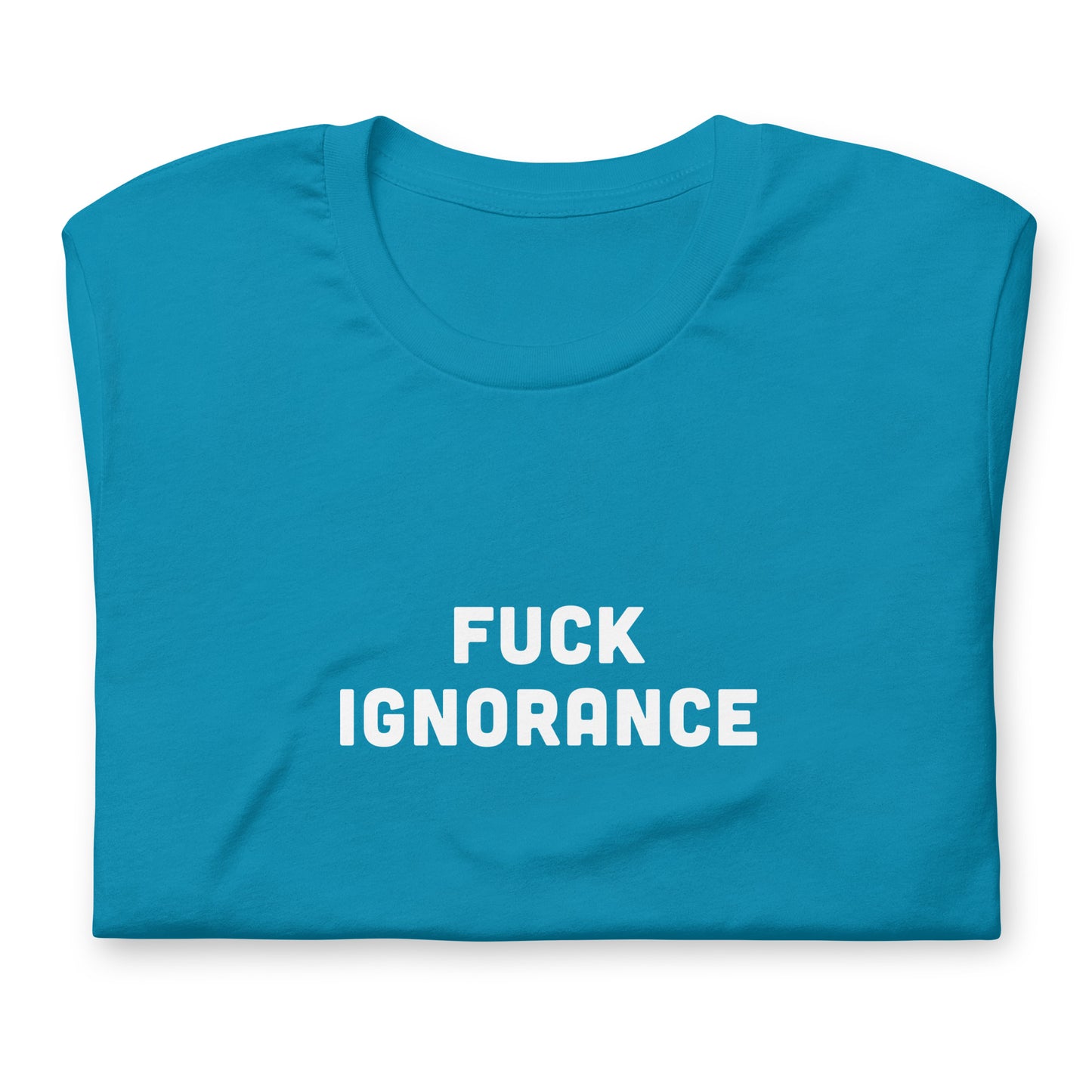 Fuck Ignorance T-Shirt Size L Color Navy
