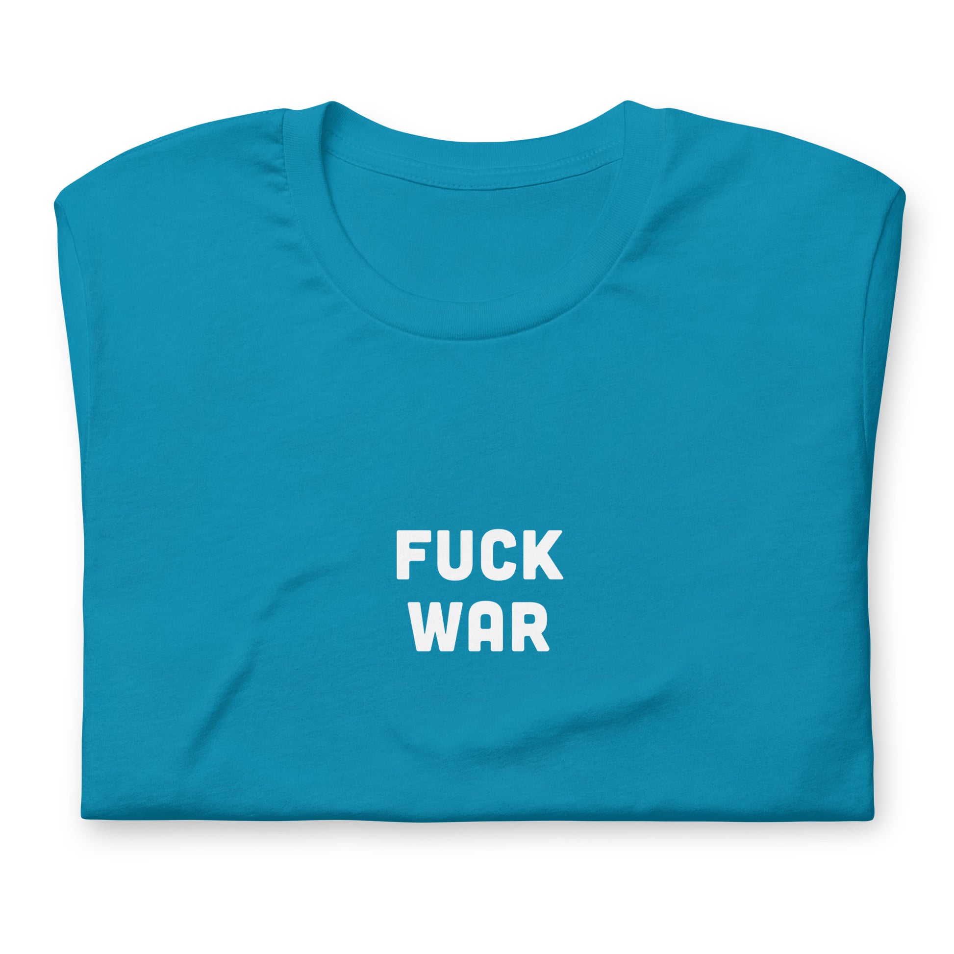 Fuck War T-Shirt Size L Color Navy