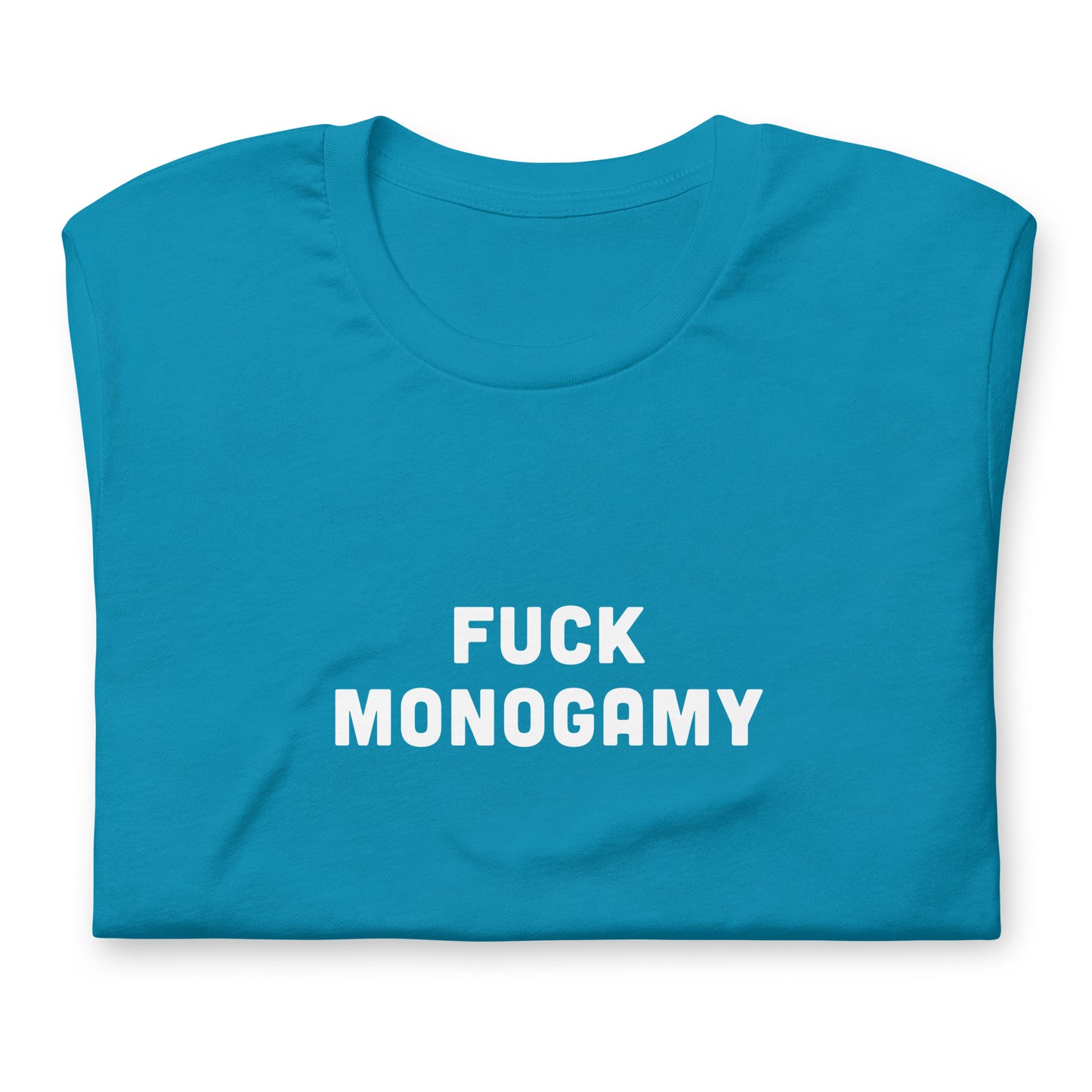 Fuck Monogamy T-Shirt Size L Color Navy