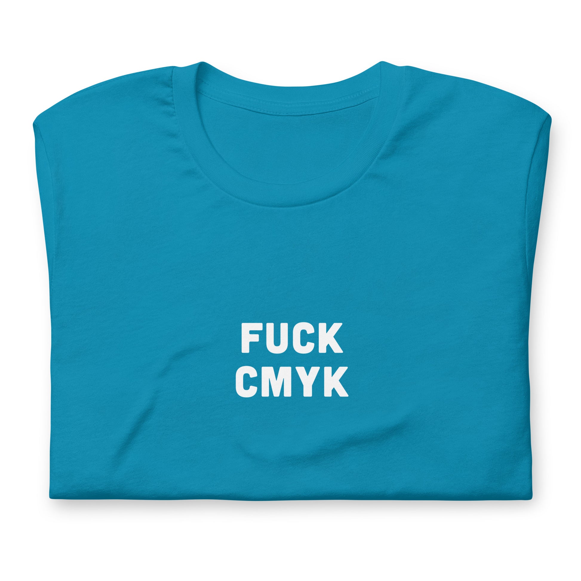 Fuck Cmyk T-Shirt Size L Color Navy