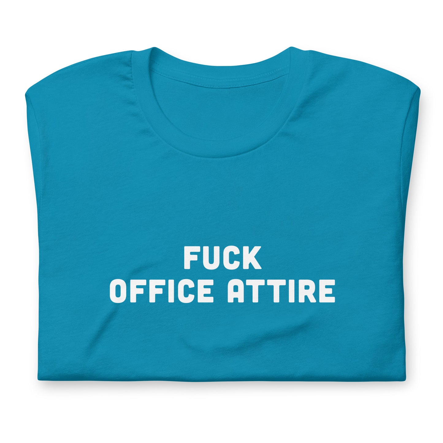 Fuck Office Attire T-Shirt Size L Color Navy