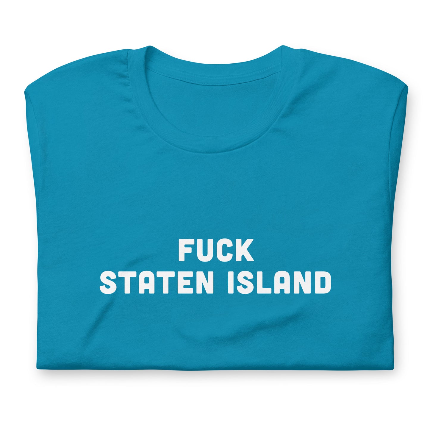 Fuck Staten Island T-Shirt Size L Color Navy