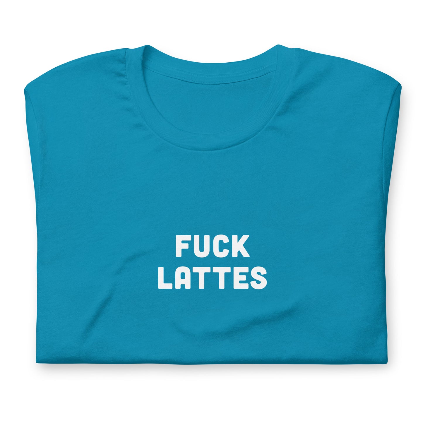 Fuck Lattes T-Shirt Size XL Color Navy