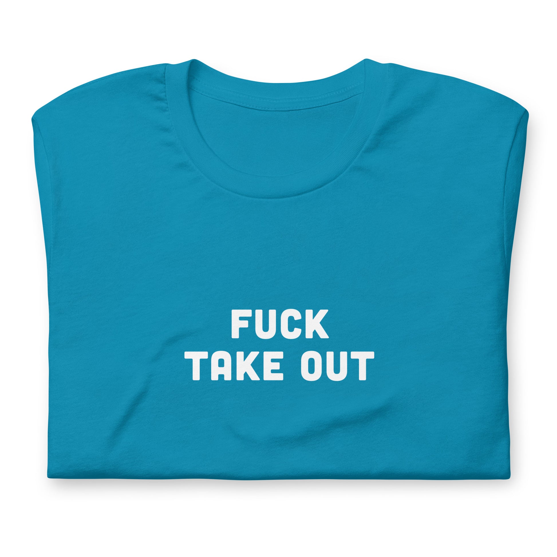 Fuck Take Out T-Shirt Size M Color Navy