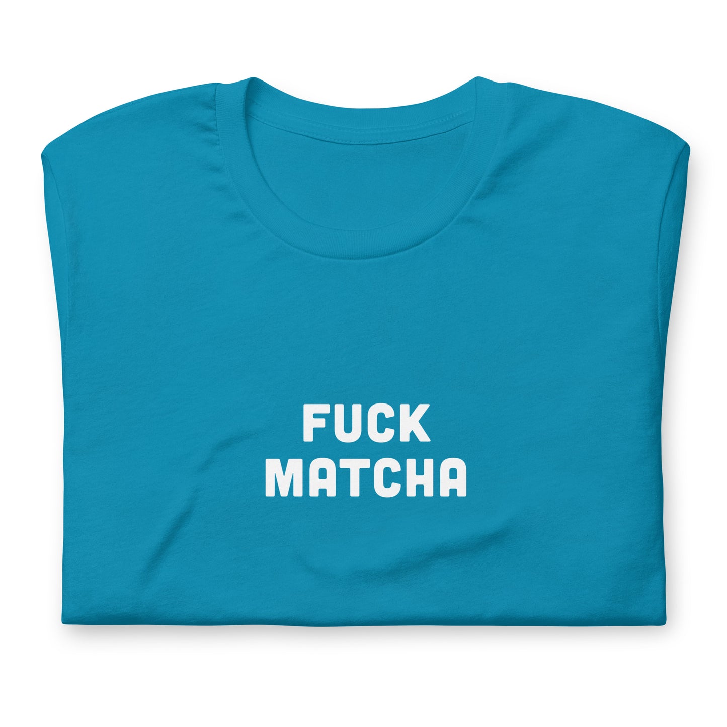 Fuck Matcha T-Shirt Size L Color Navy