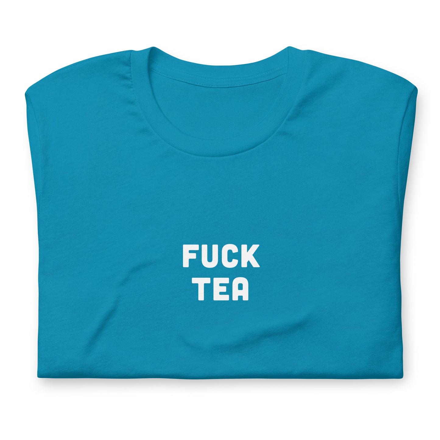 Fuck Tea T-Shirt Size L Color Navy