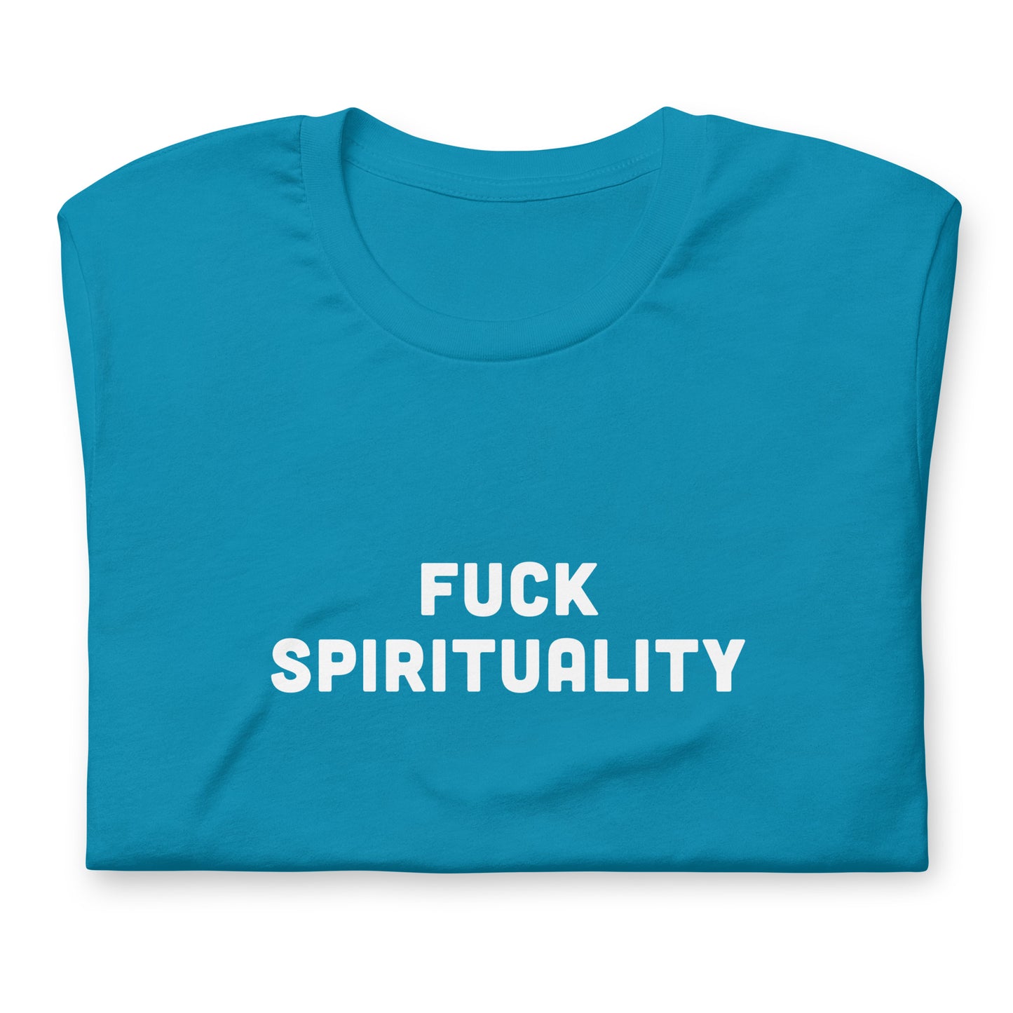 Fuck Spirituality T-Shirt Size L Color Navy