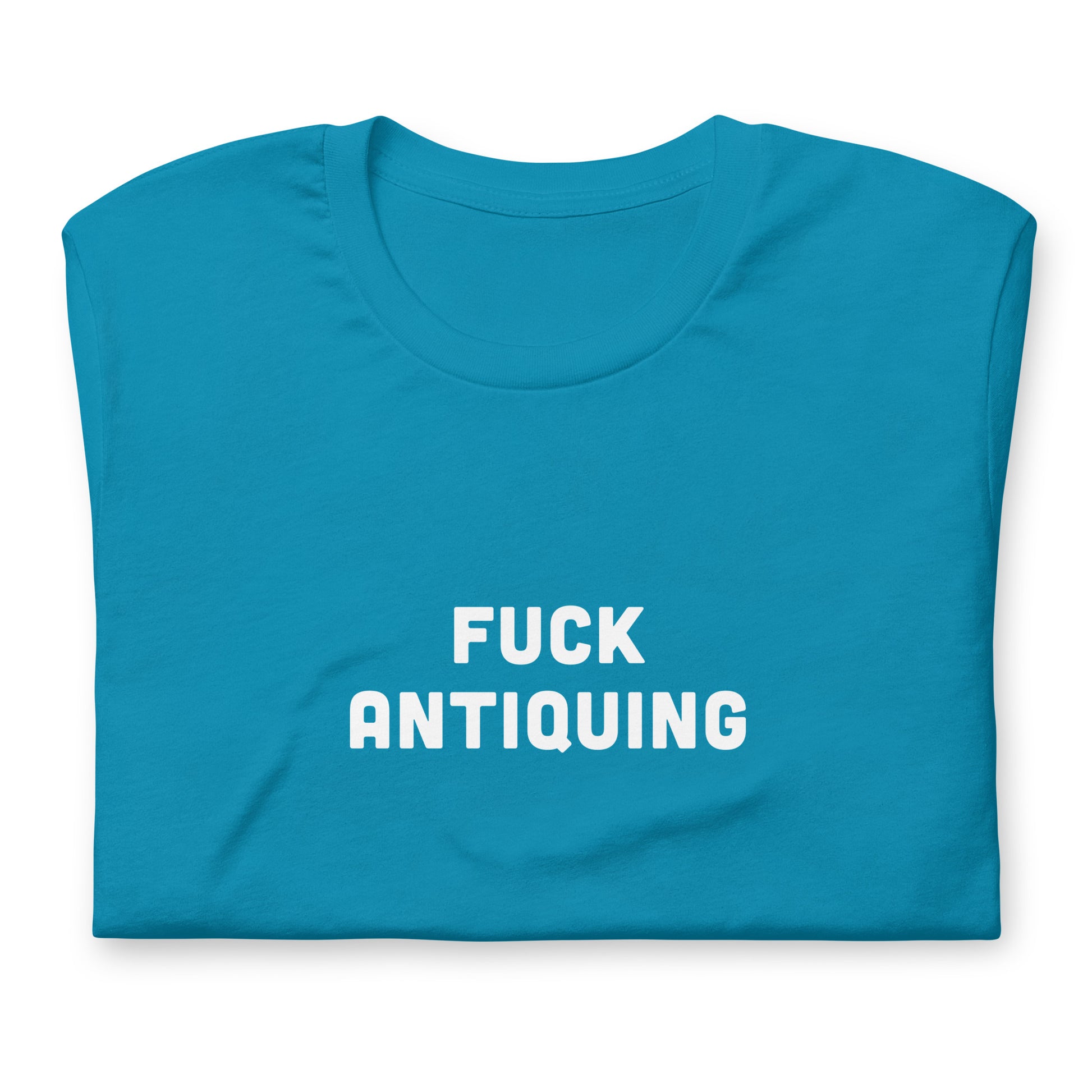 Fuck Antiquing T-Shirt Size M Color Navy