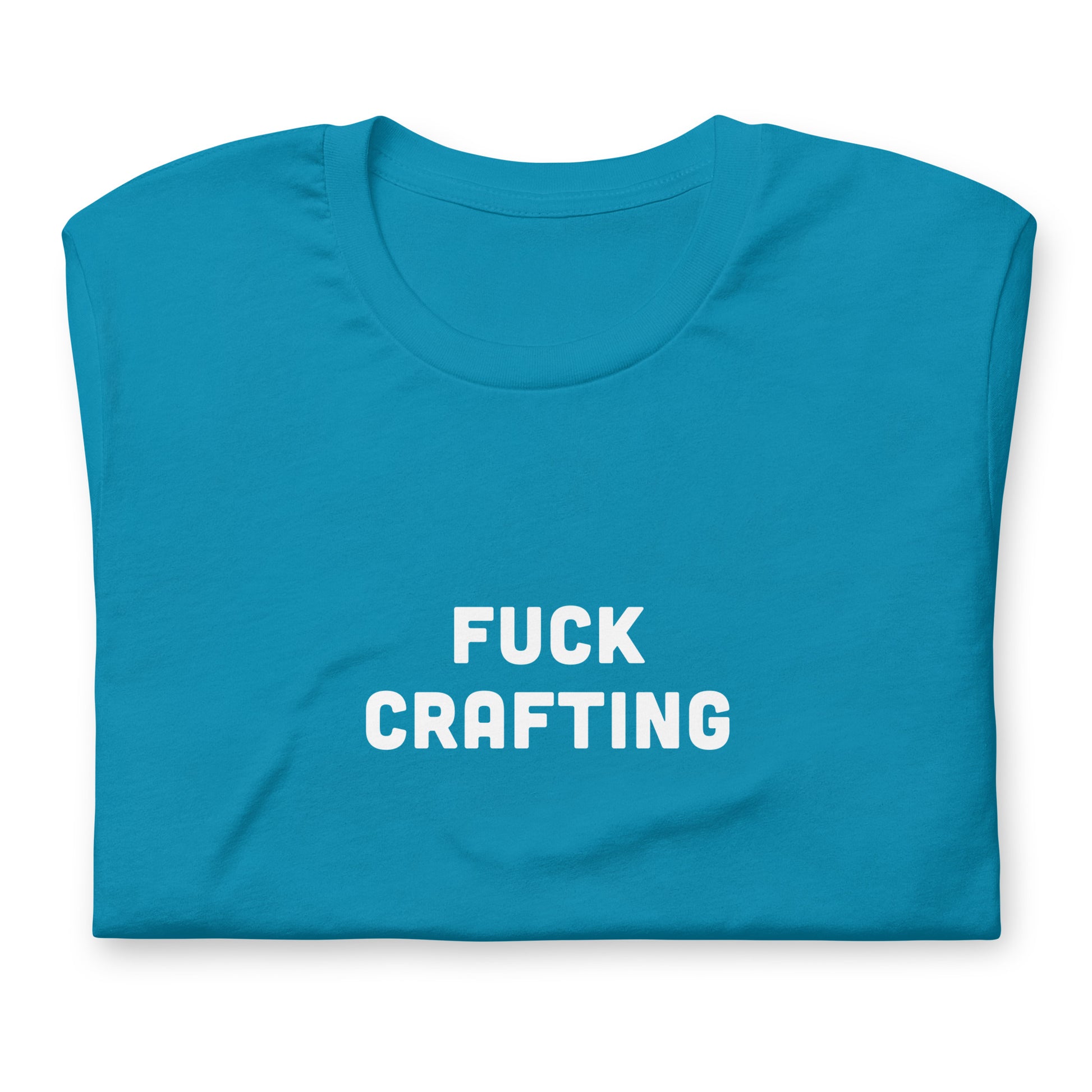 Fuck Crafting T-Shirt Size L Color Navy