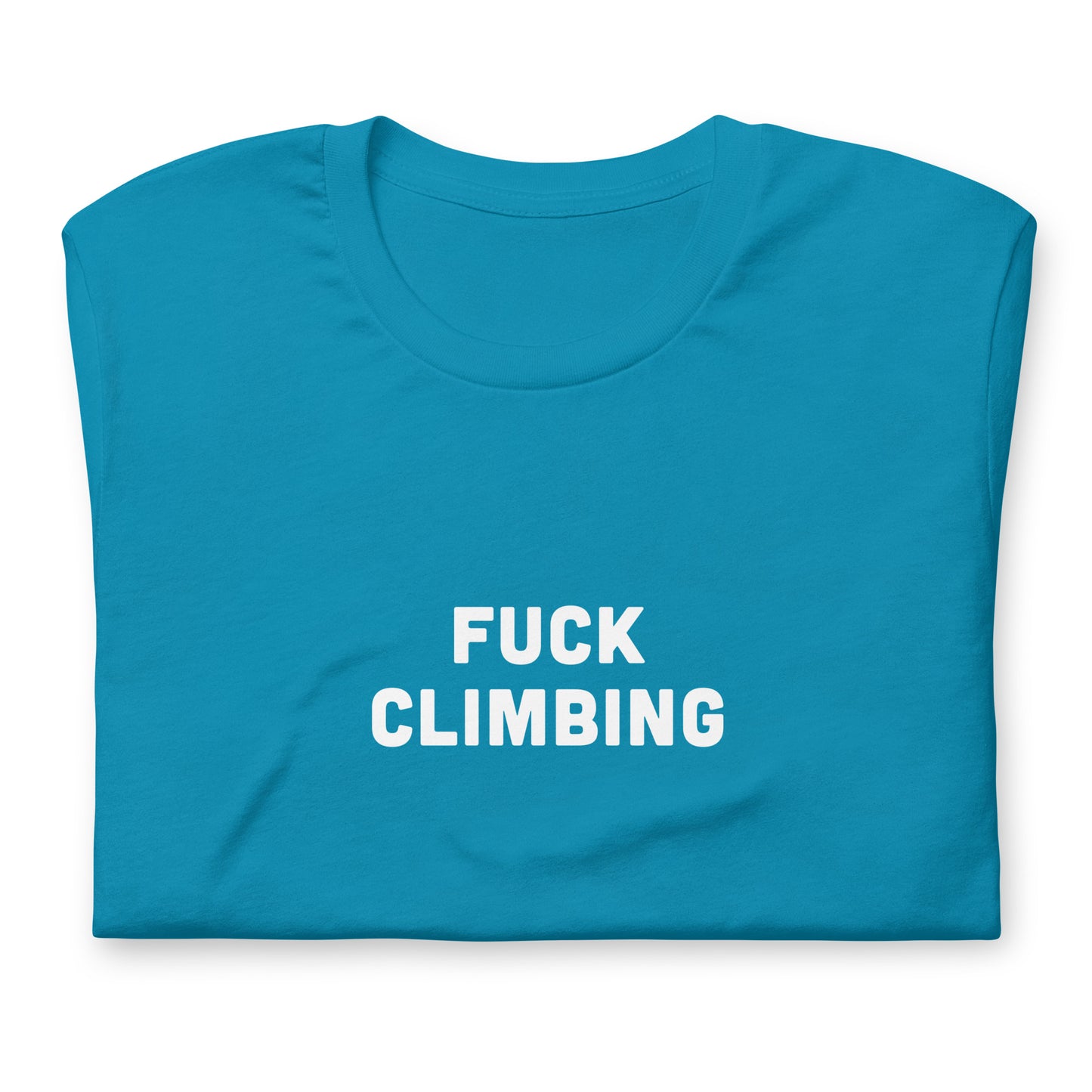 Fuck Climbing T-Shirt Size L Color Navy