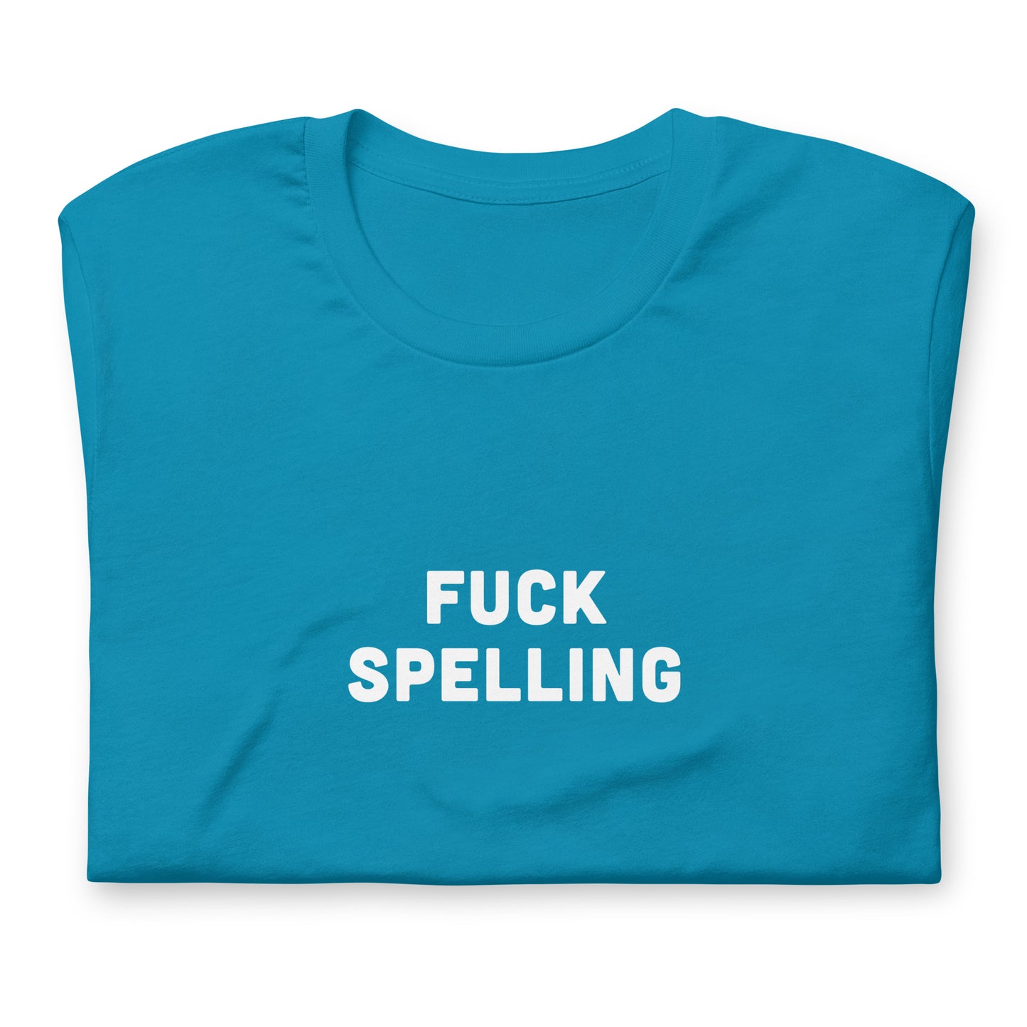 Fuck Spelling t-shirt  XL Color Navy