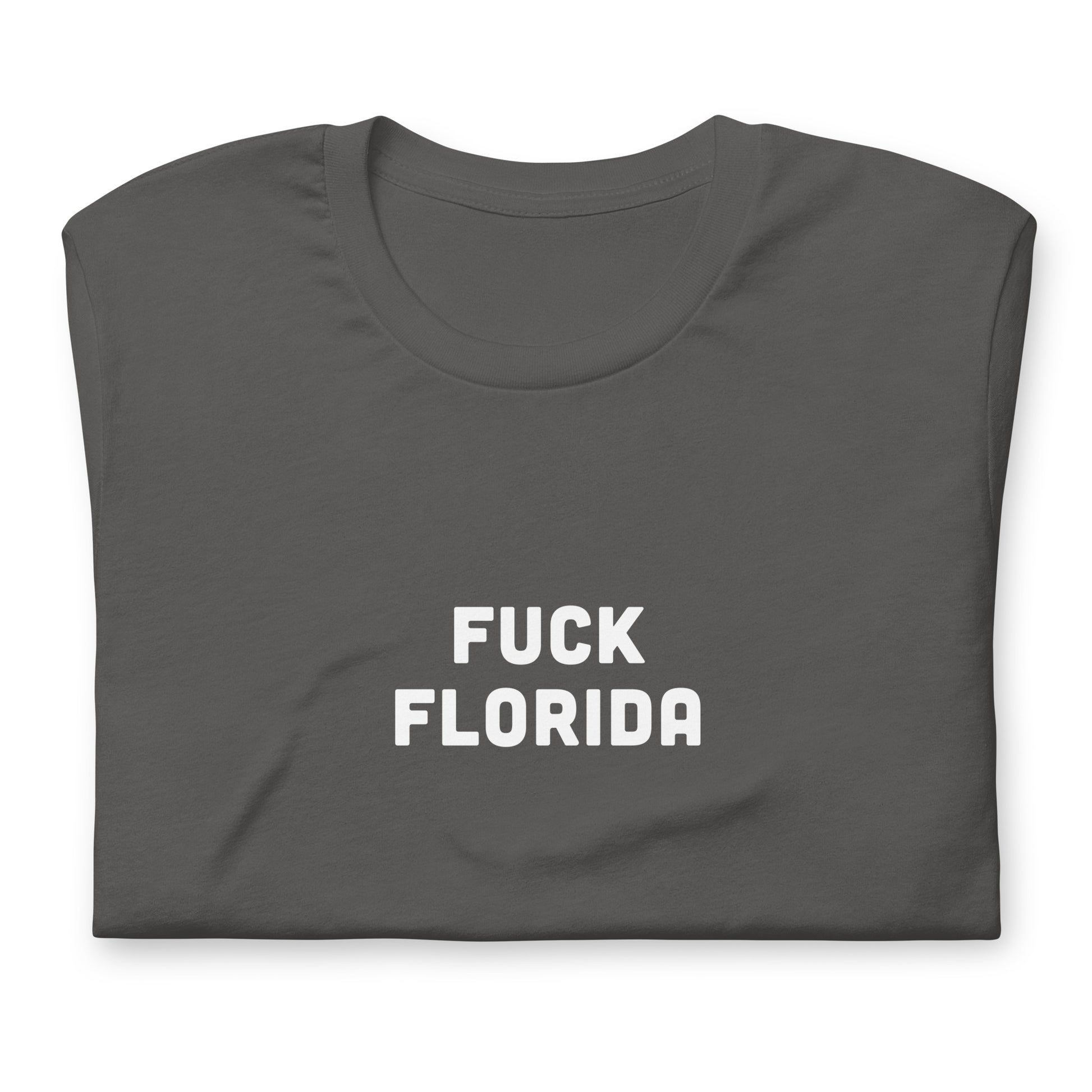 Fuck Florida T-Shirt Size 2XL Color Black