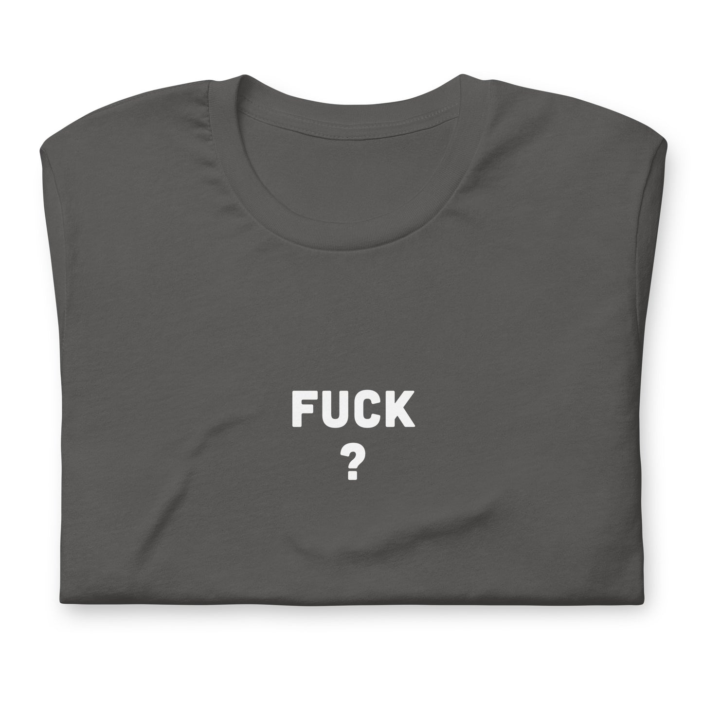 Fuck T-Shirt Size XL Color Black