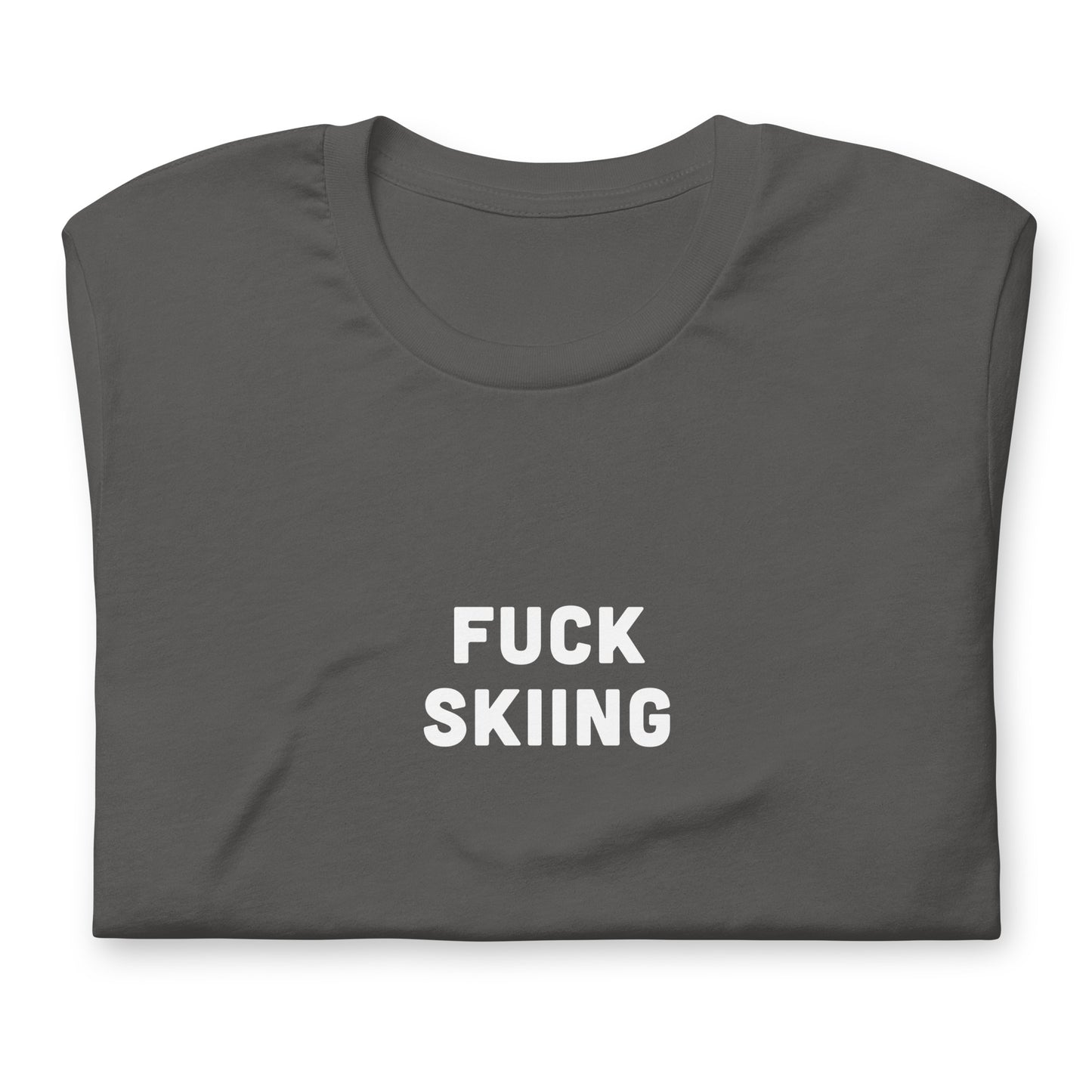 Fuck Skiing T-Shirt Size 2XL Color Black