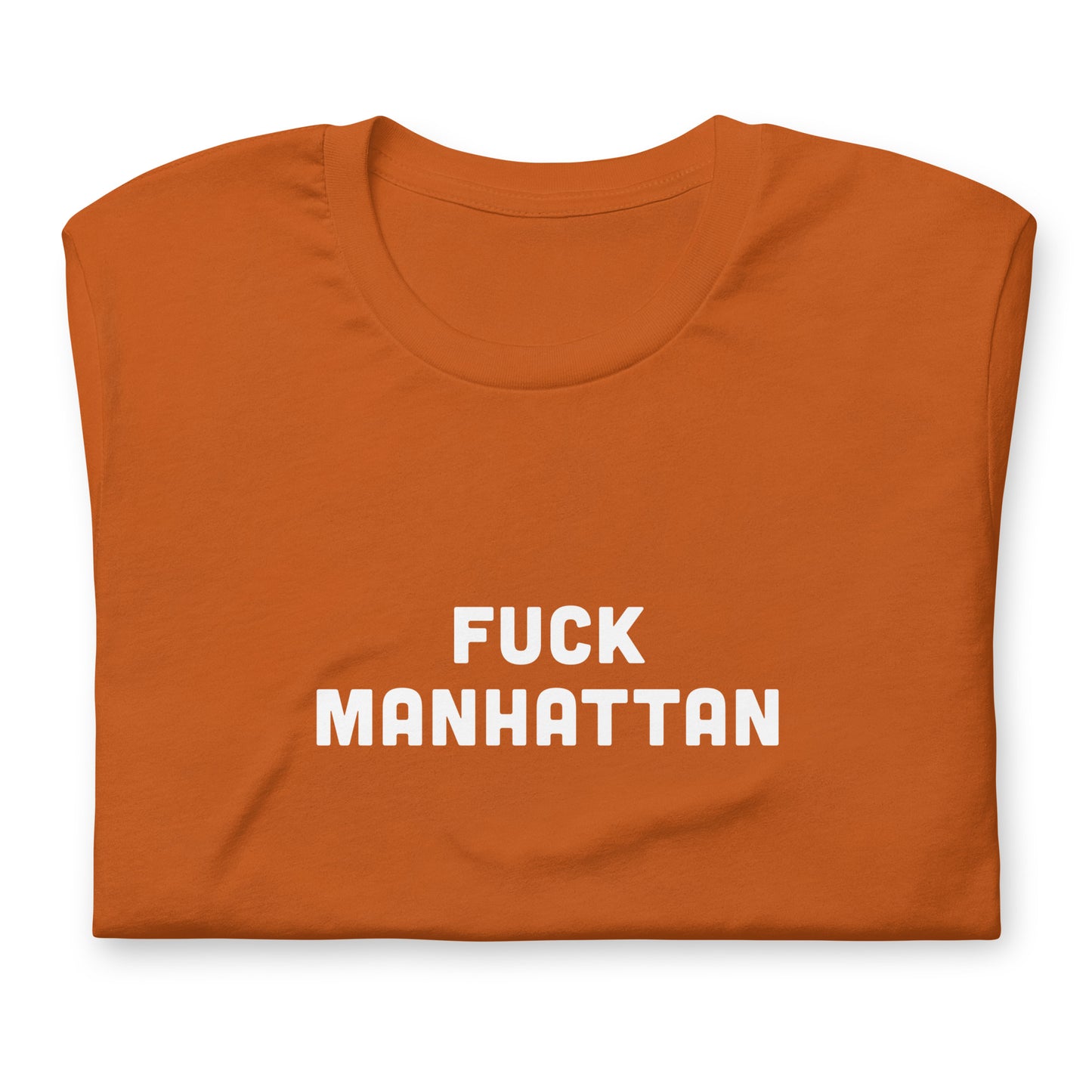 Fuck Manhattan T-Shirt Size L Color Navy