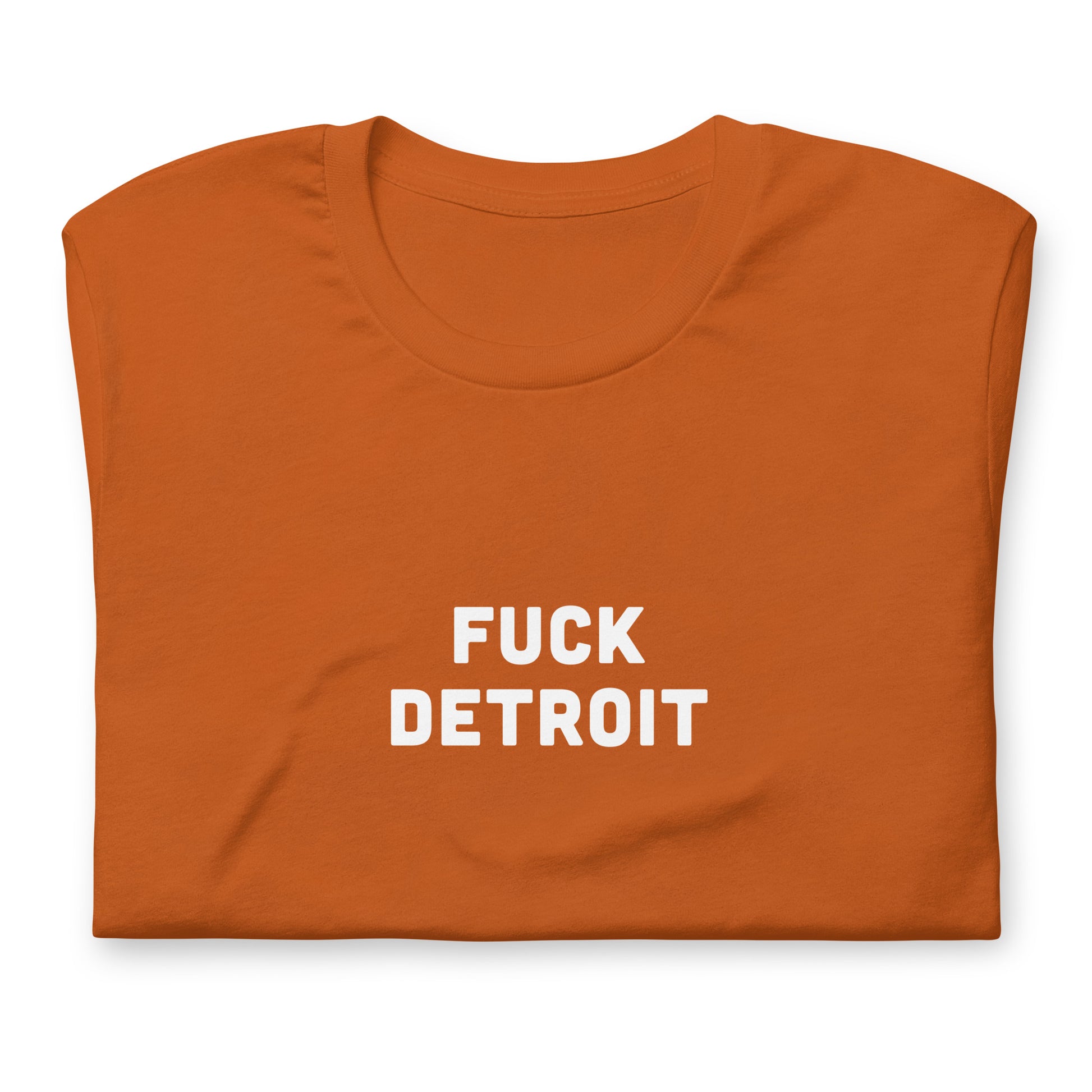 Fuck Detroit T-Shirt Size S Color Navy