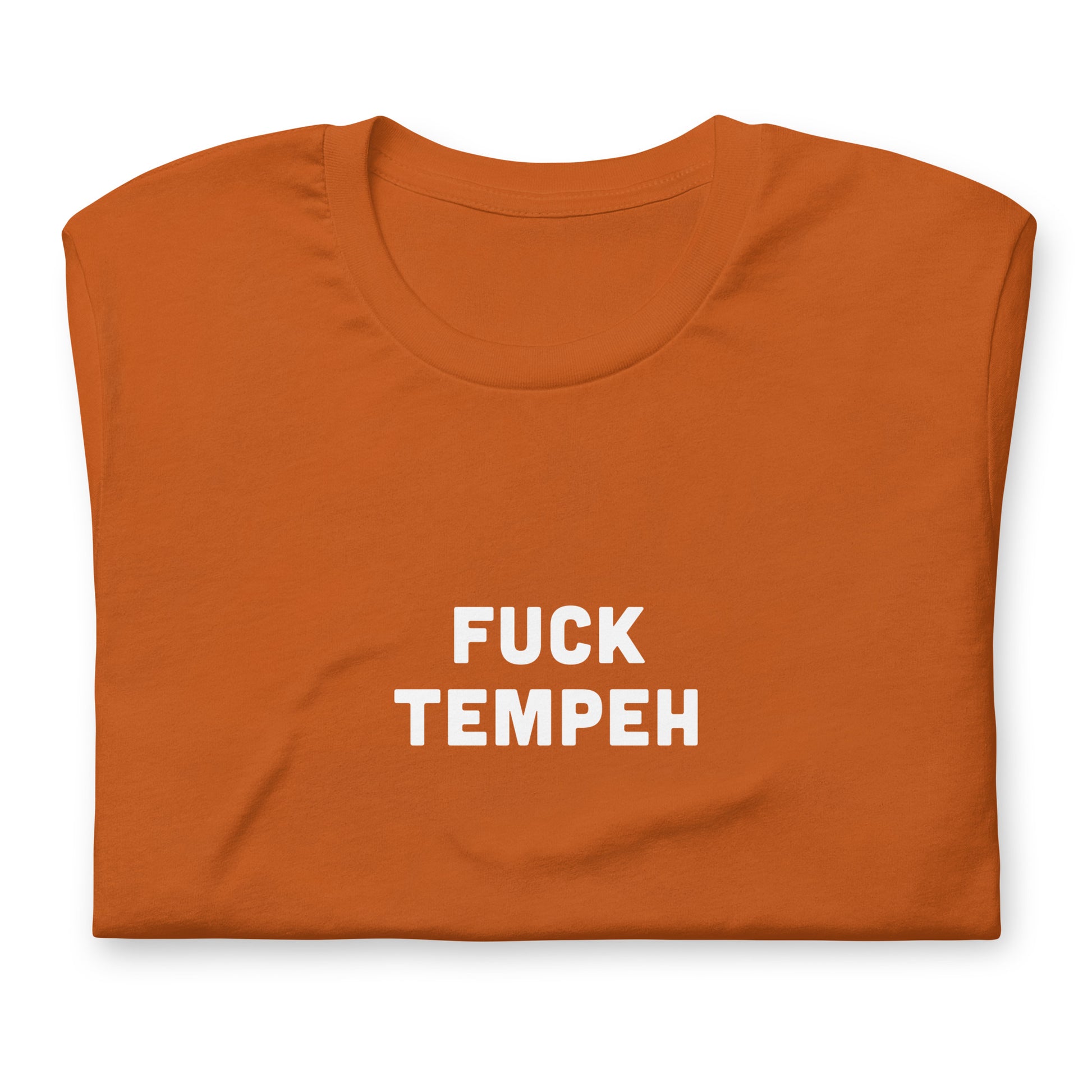 Fuck Tempeh T-Shirt Size M Color Navy