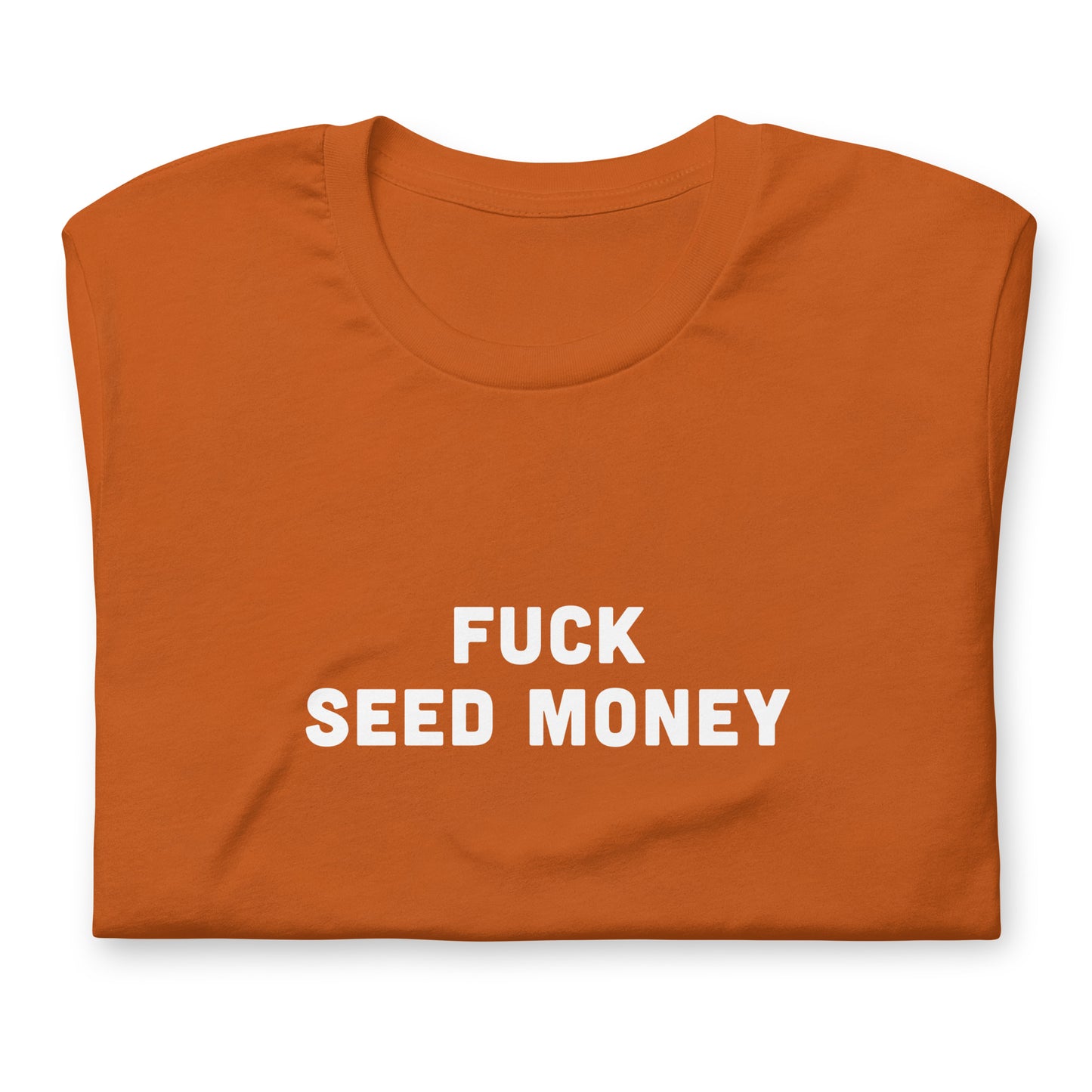 Fuck Seed Money T-Shirt Size S Color Navy