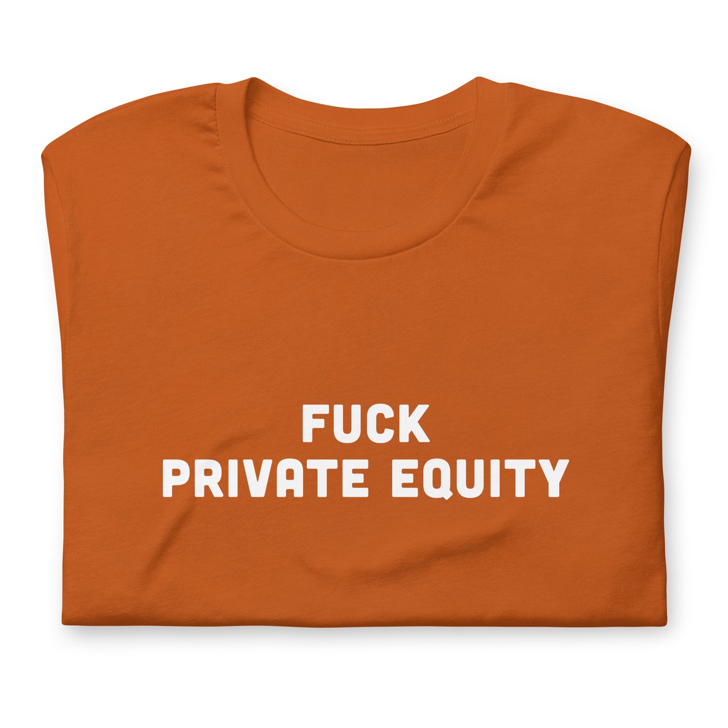 Fuck Private Equity T-Shirt Size M Color Navy