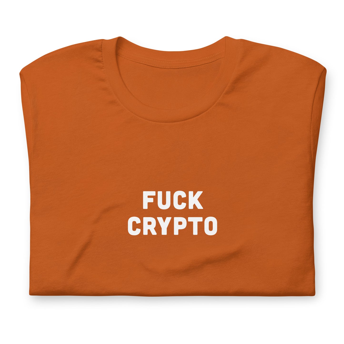 Fuck Crypto T-Shirt Size M Color Navy