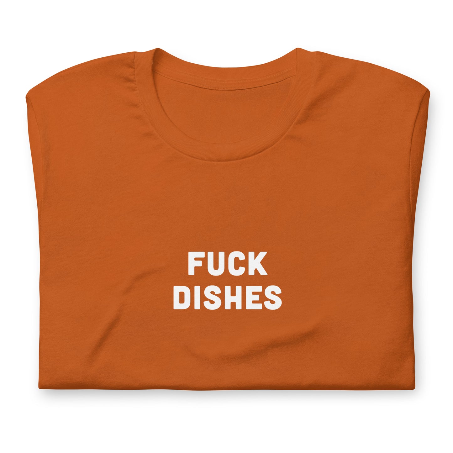 Fuck Dishes T-Shirt Size L Color Navy