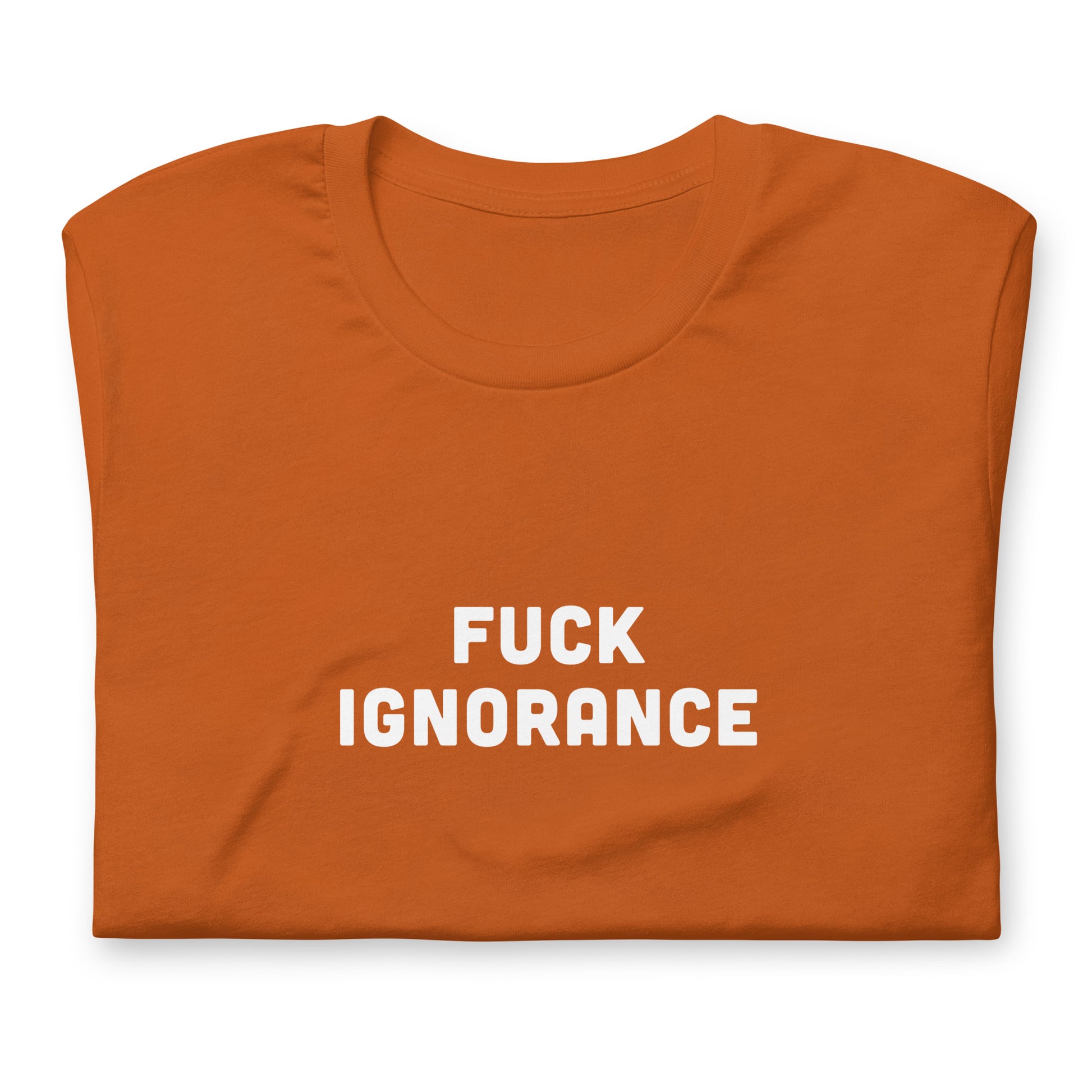 Fuck Ignorance T-Shirt Size M Color Navy