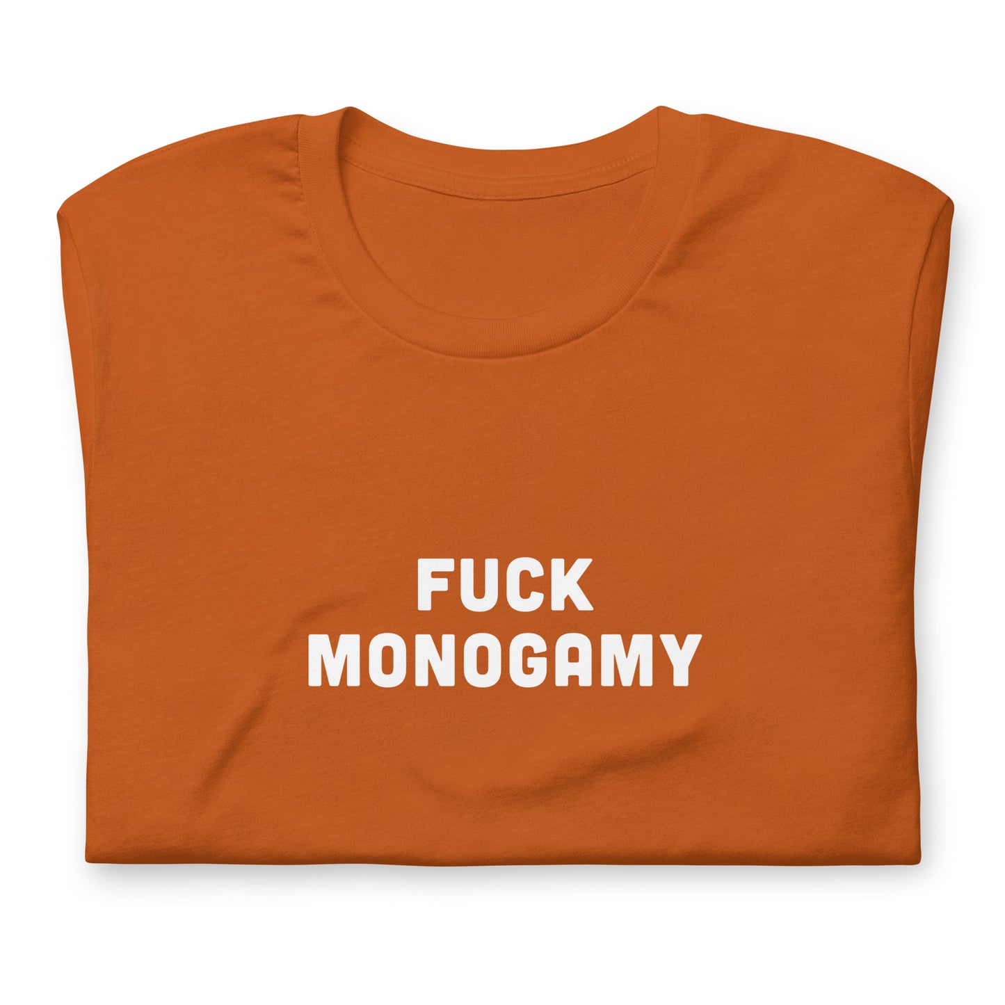 Fuck Monogamy T-Shirt Size M Color Navy