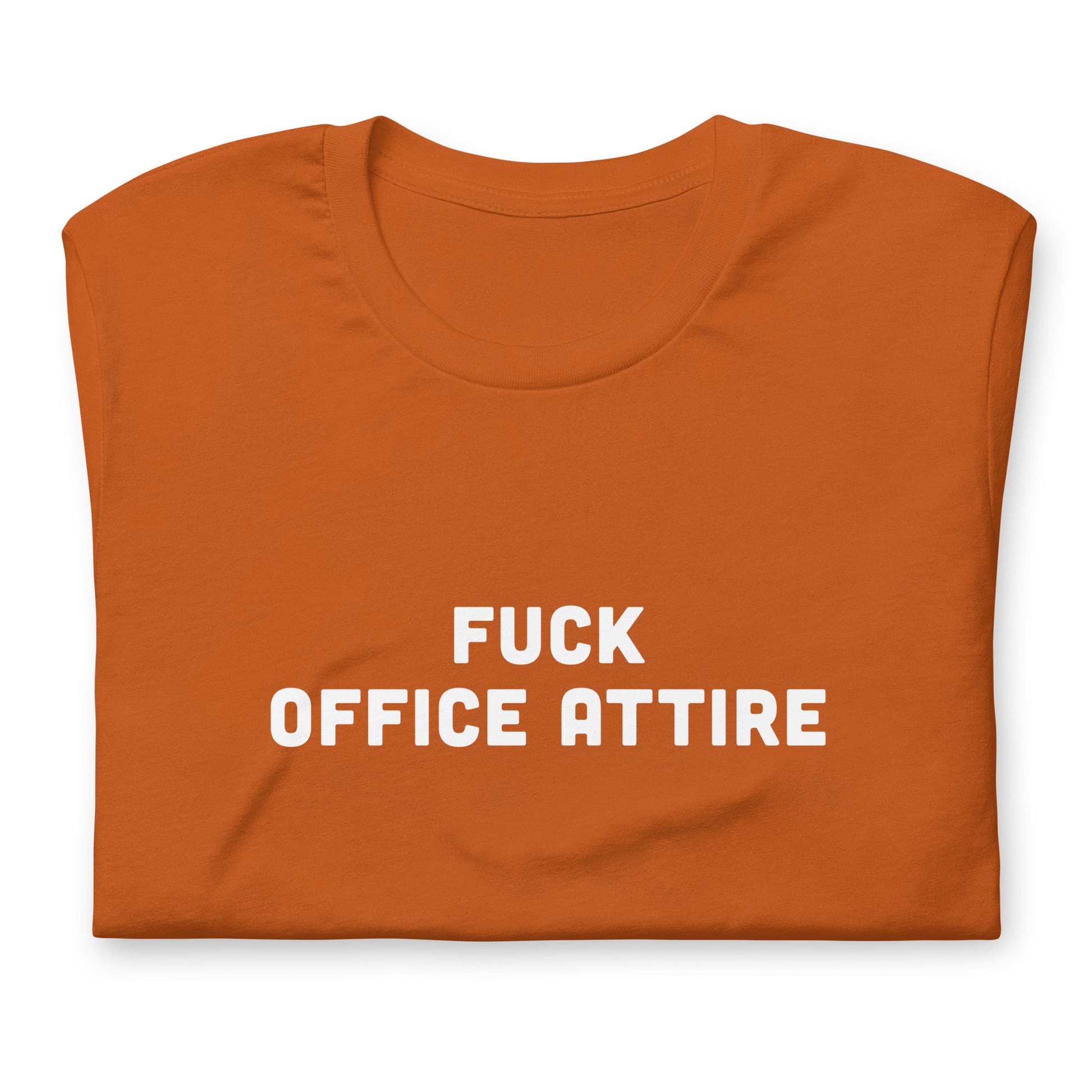 Fuck Office Attire T-Shirt Size M Color Navy
