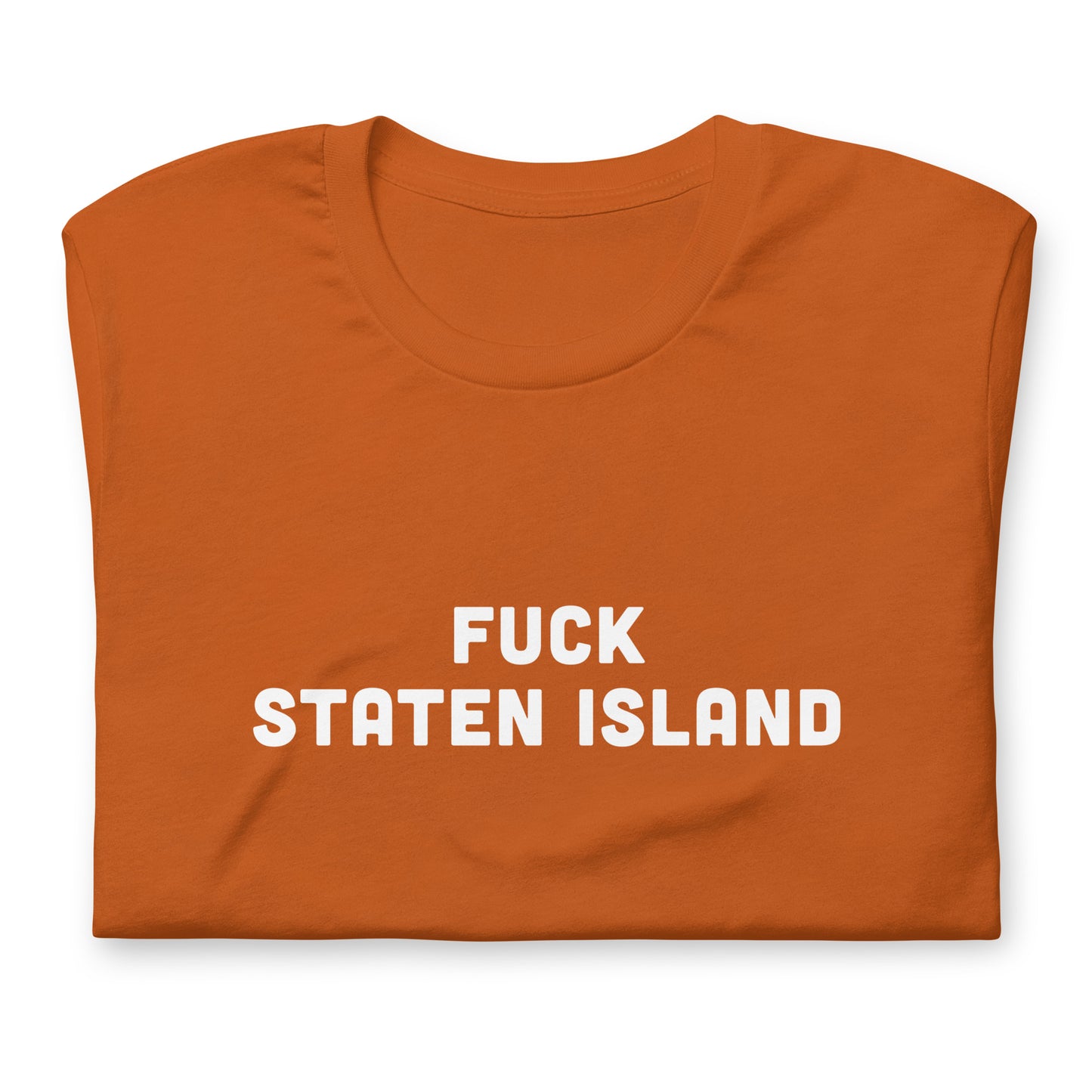 Fuck Staten Island T-Shirt Size M Color Navy