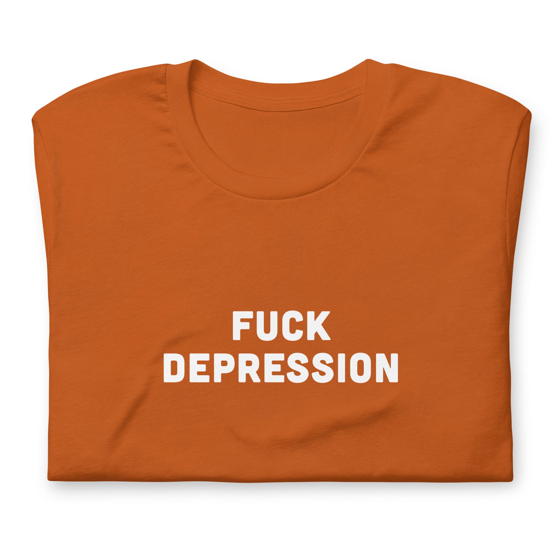 Fuck Depression T-Shirt Size M Color Navy