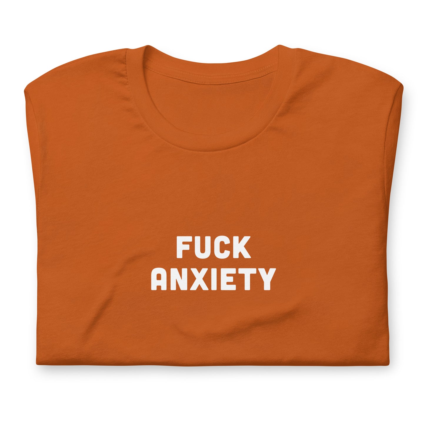 Fuck Anxiety T-Shirt Size M Color Navy