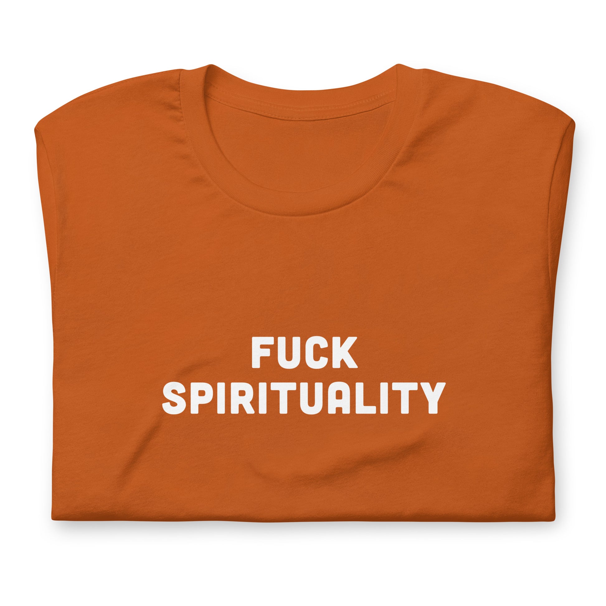 Fuck Spirituality T-Shirt Size M Color Navy